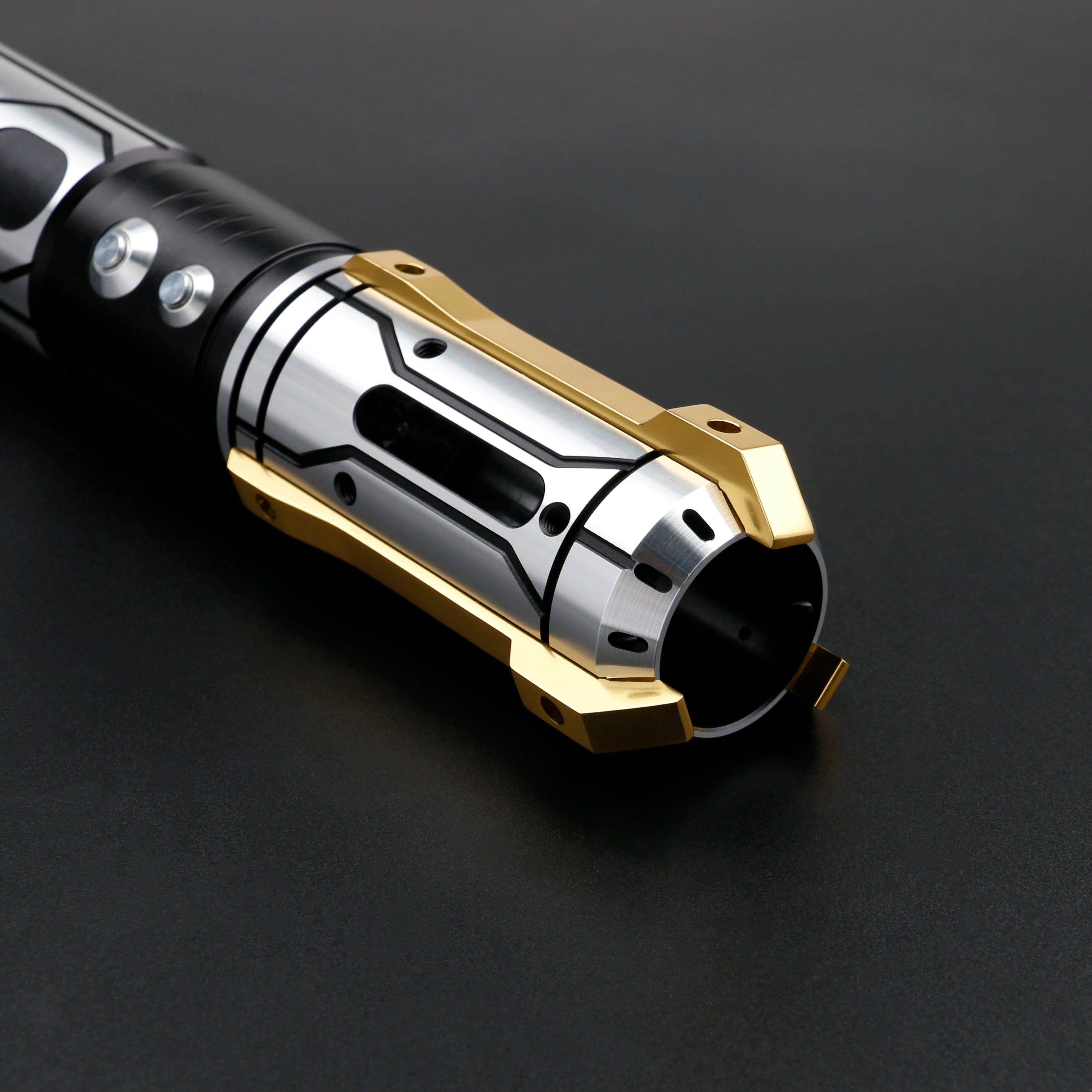Ghost Neopixel Lightsaber Replica | Smooth Swing Soundboard | Metal Handle LED Blade | Cosplay & Collectible Toy