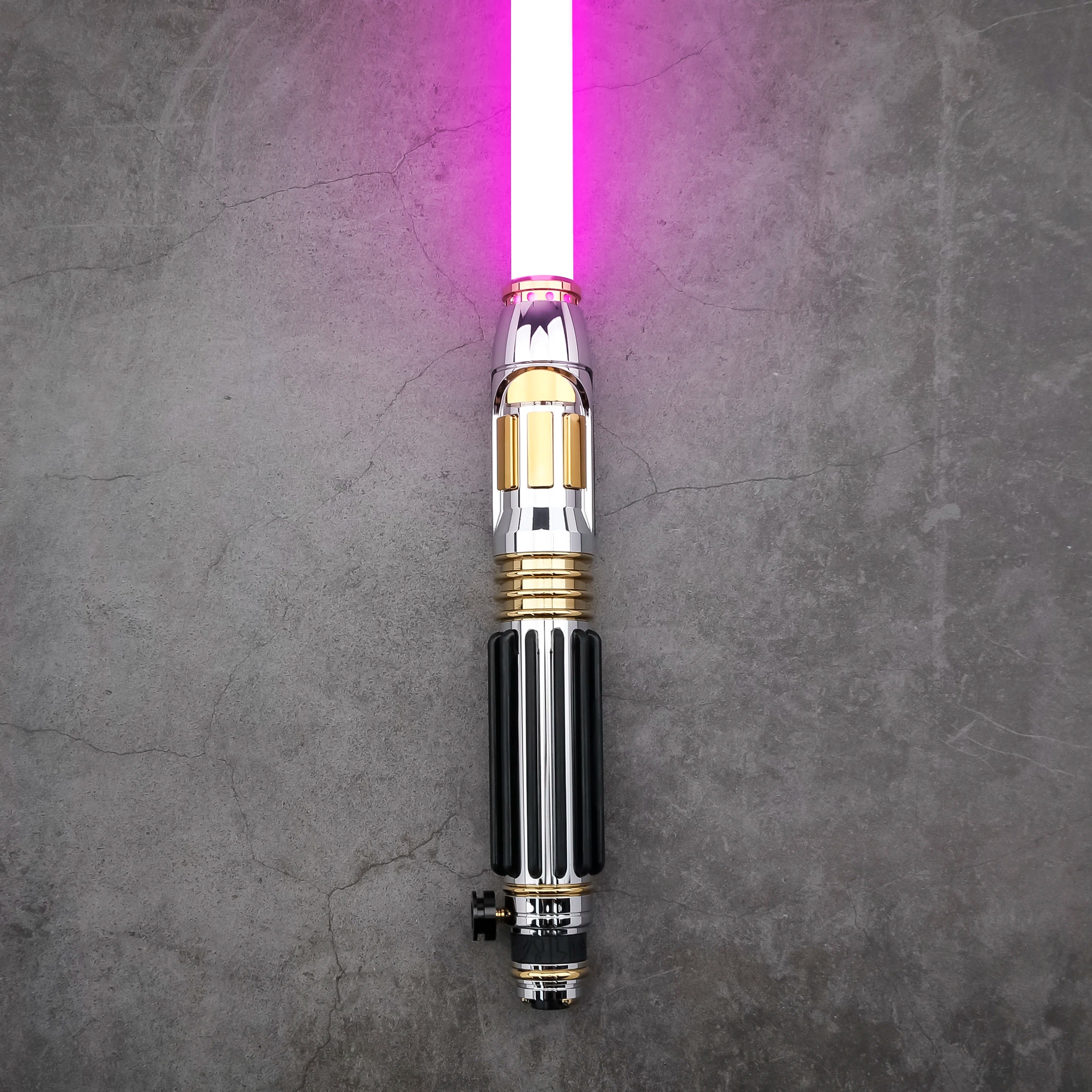 Mace Windu Custom Neopixel Lightsaber Replica | Infinite Colors | Metal Hilt | Lightsaber Sound | Flashing Features | Collectible Gift