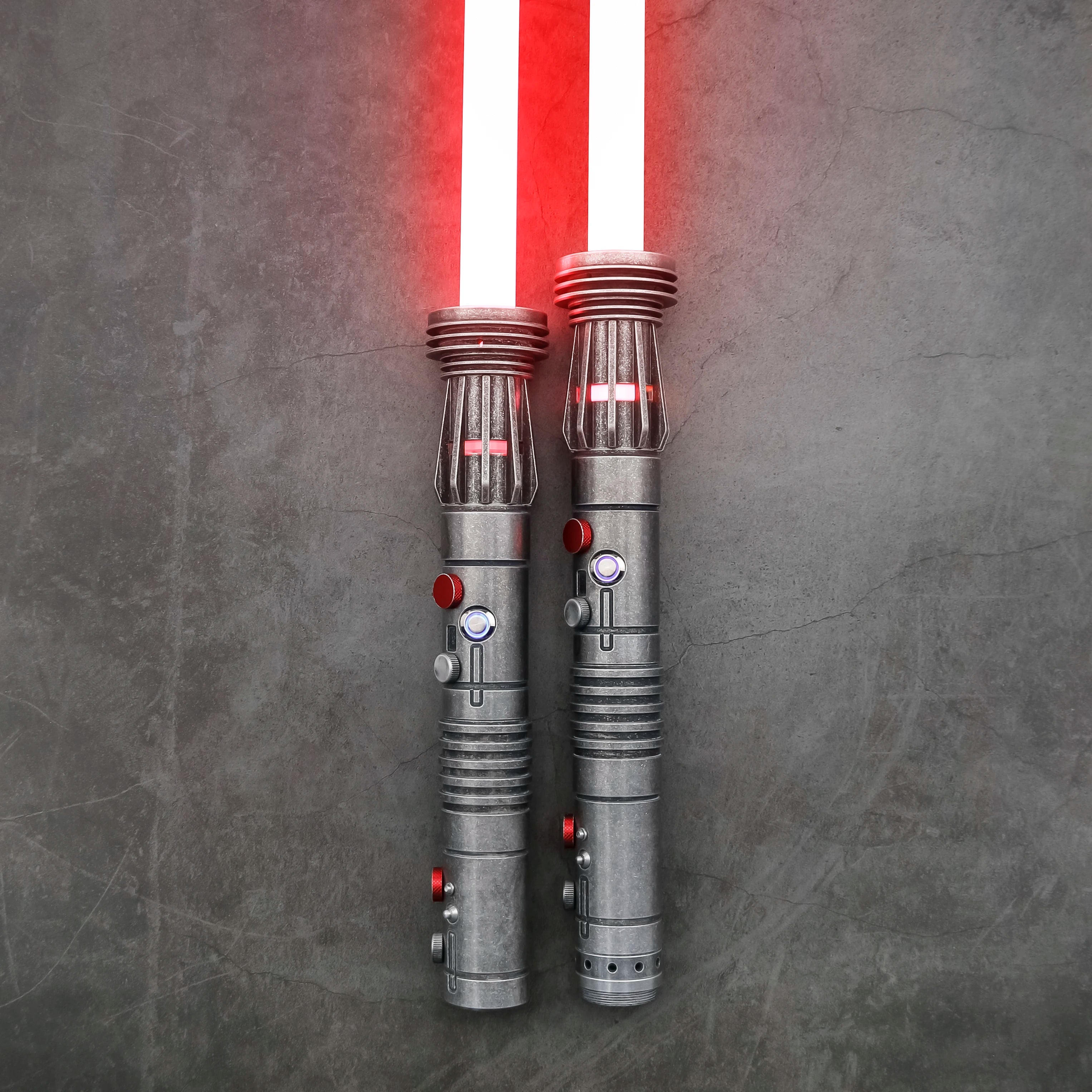 Darth Maul Neopixel Lightsaber Replica | Heavy Dueling | Bluetooth Control | Color Changing Blade | Cosplay Laser Sword Toy | Custom Saber Sound