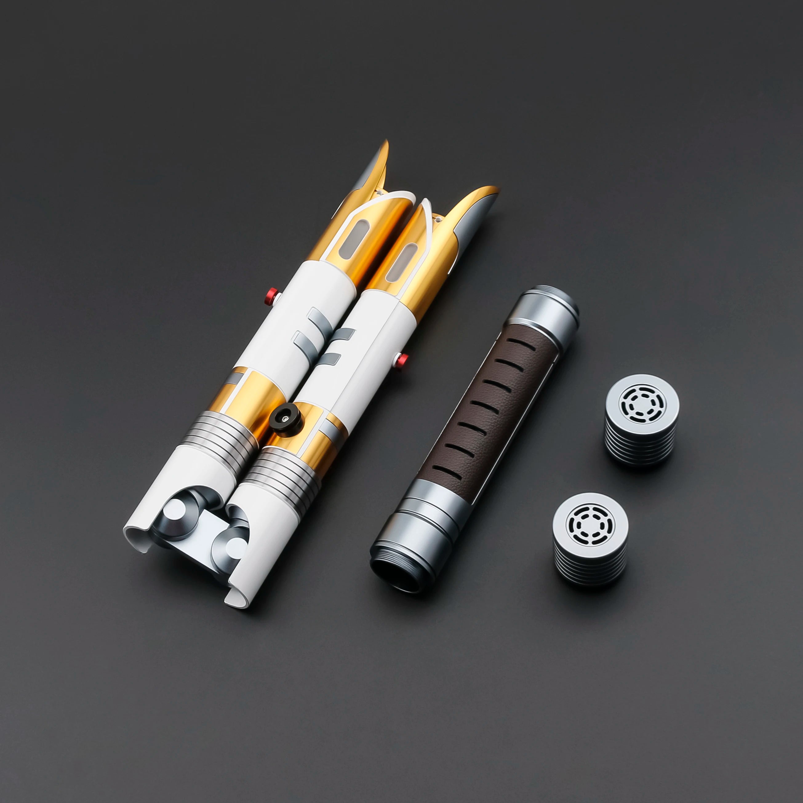 2PCS Double Blade Temple Guard Neopixel Lightsaber Replica | Bluetooth Control | Metal Hilt | Custom Lightsaber Colors | Lightsaber Sound