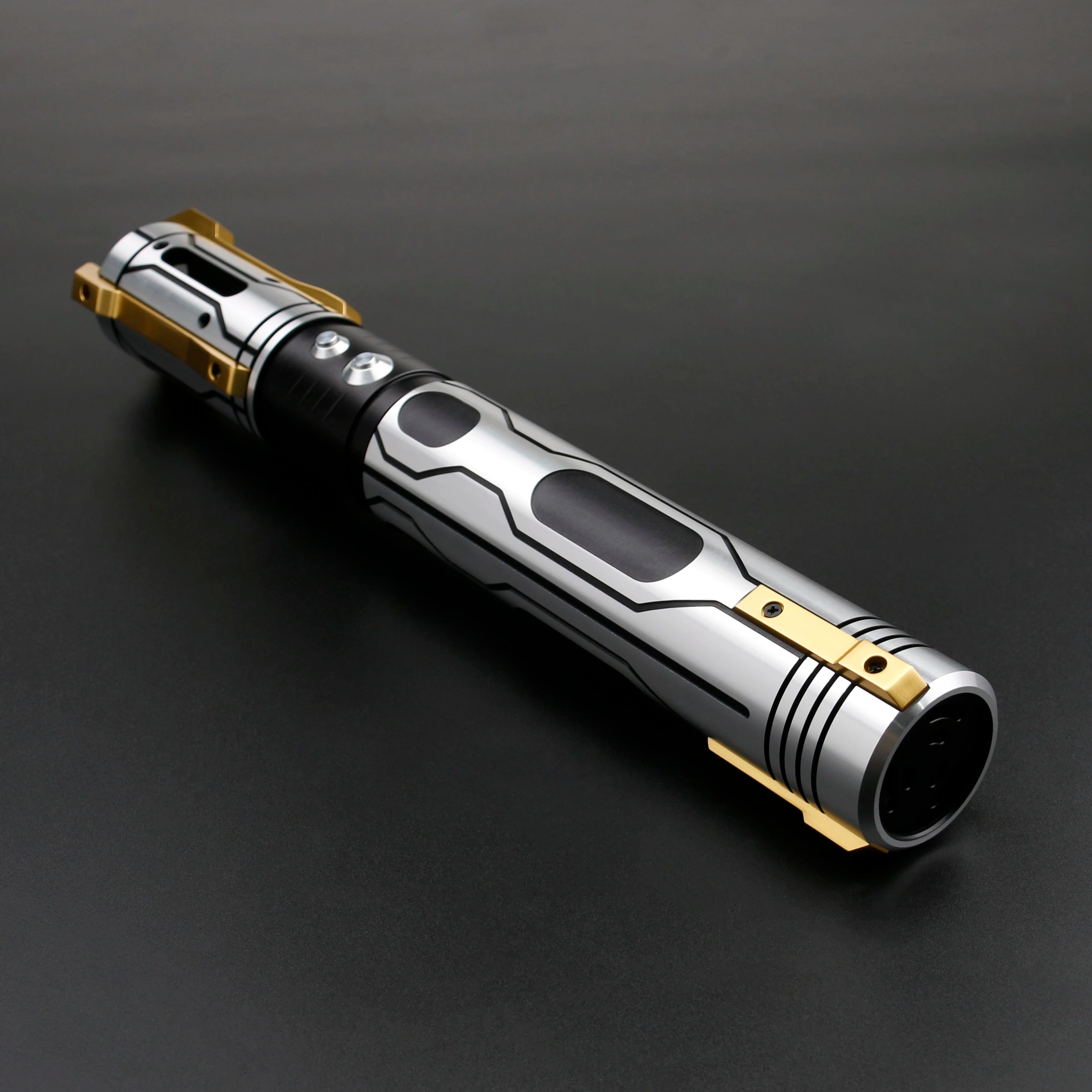 Ghost Neopixel Lightsaber Replica | Smooth Swing Soundboard | Metal Handle LED Blade | Cosplay & Collectible Toy