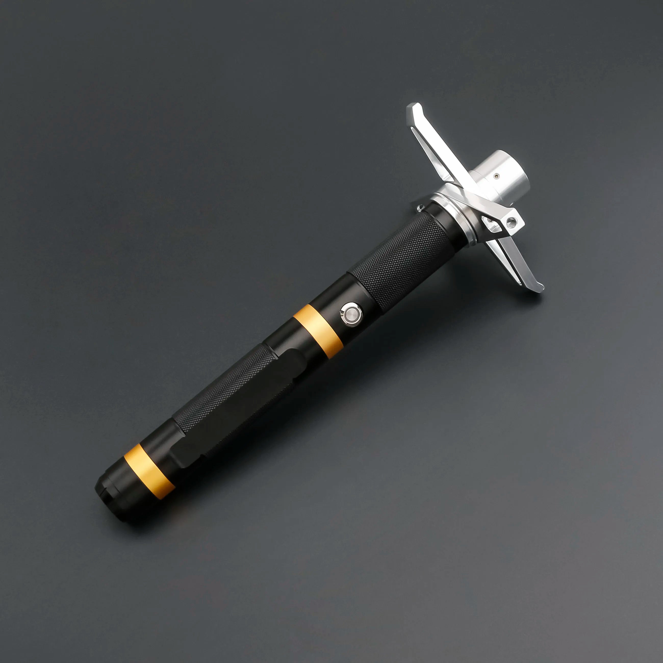 Custom Warrior Design Neopixel Lightsaber Replica | Metal Hilt LED Blade | APP Gesture Ignition