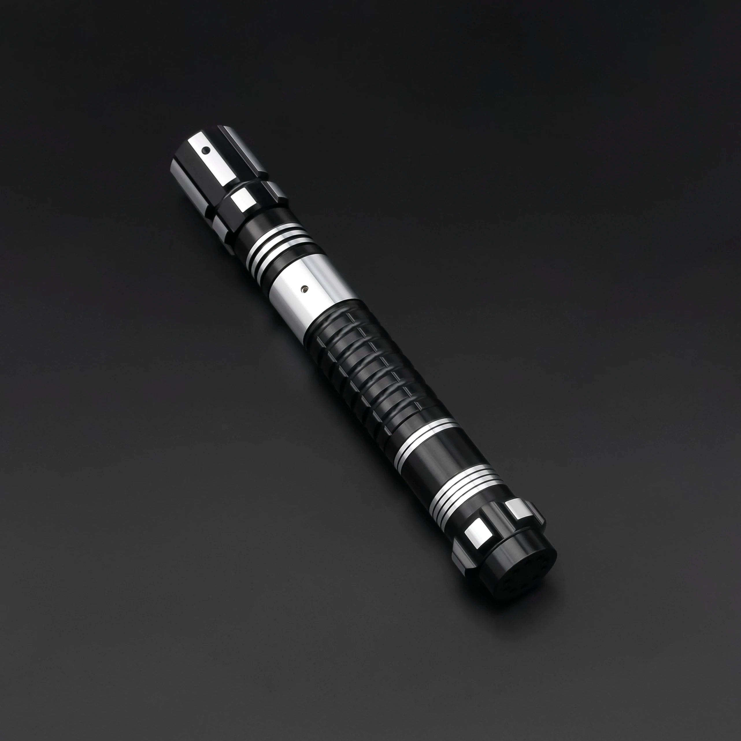 Neopixel Lightsaber Replica | Dark Metal Hilt | Smooth Swing | Heavy Dueling | RGB Flash | 82cm Blade