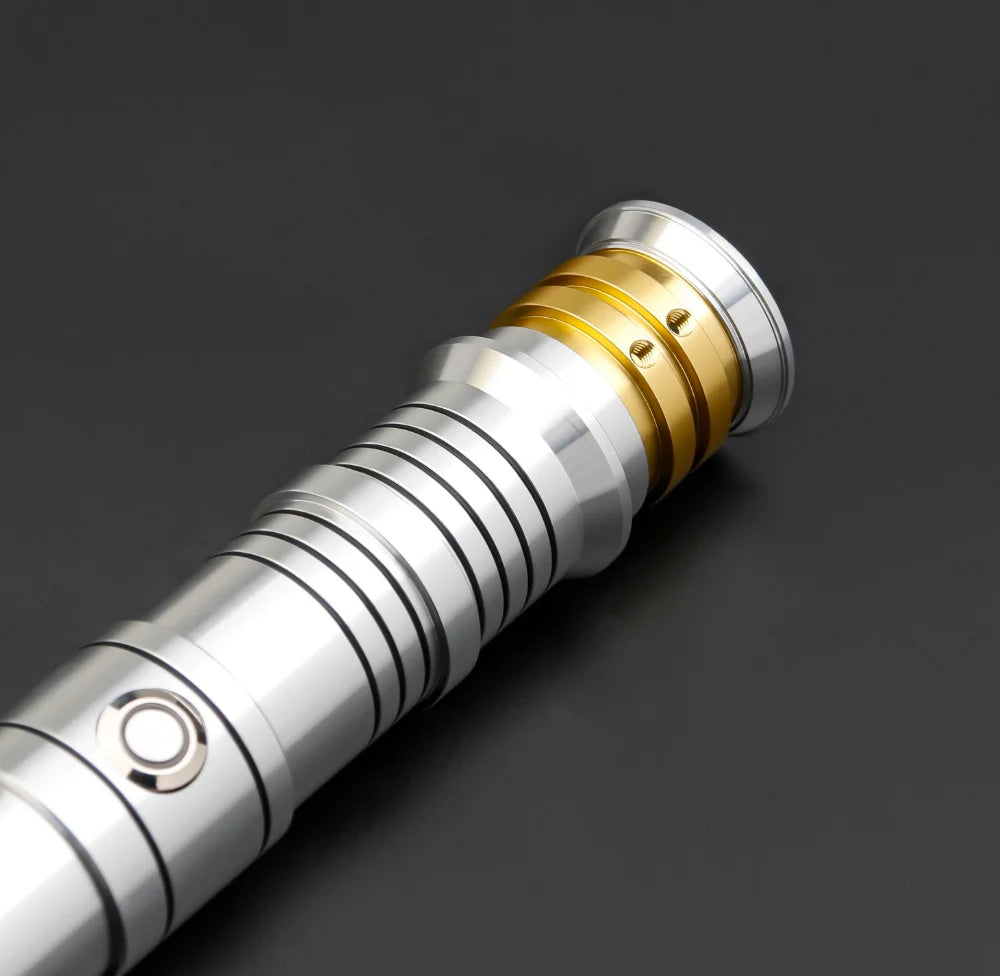 Metal Hilt Neopixel Lightsaber Replica | Smooth Swing | 12 Color Changing | Heavy Dueling | 16 Sound Fonts | Bluetooth Enabled | Cosplay Toy | RGB LED Blade