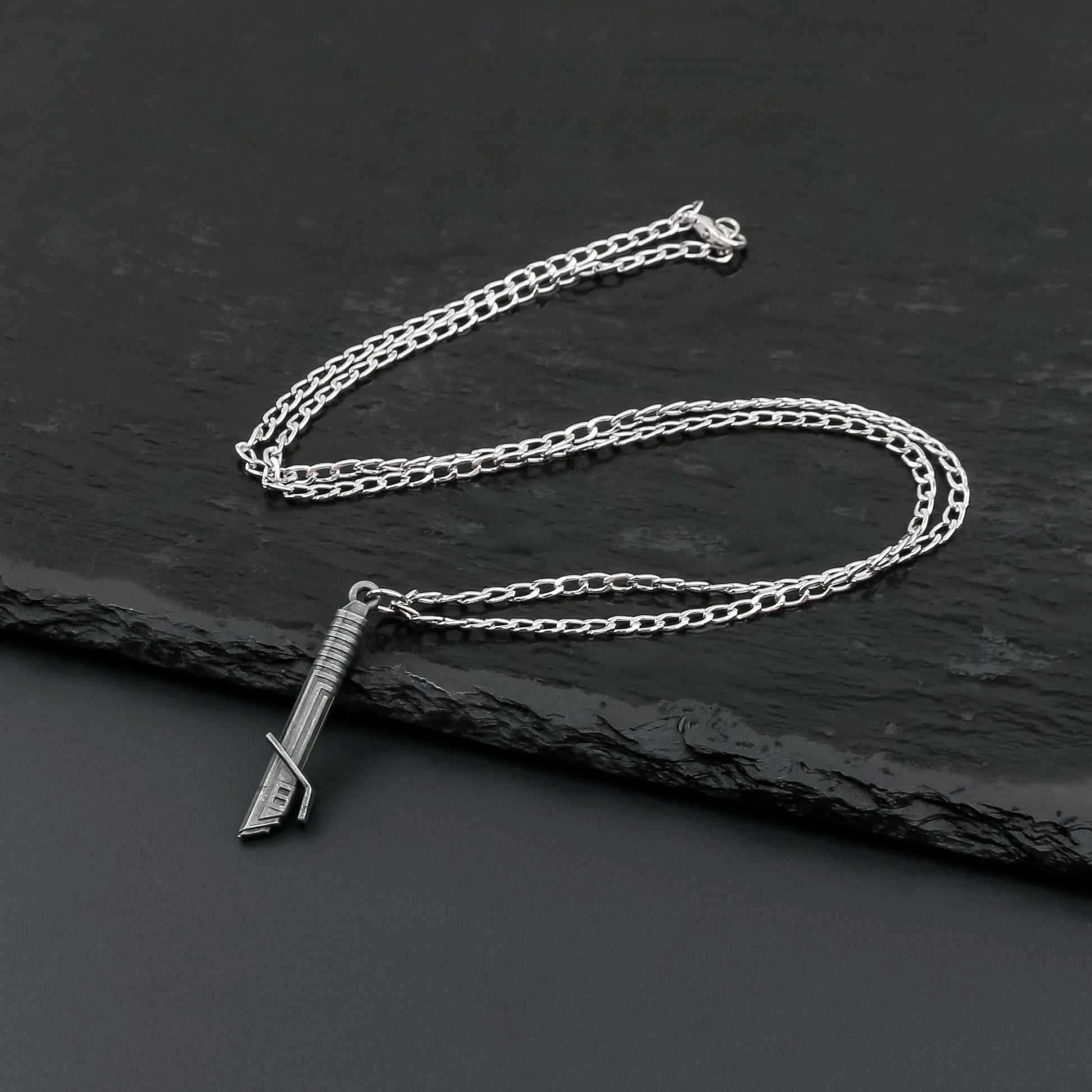 Kenobi Neopixel Lightsaber Replica | Metal Saber Necklace | Cosplay Accessories | Luke Collection