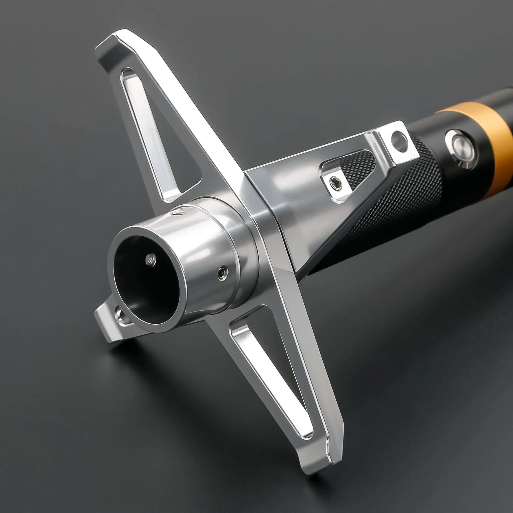 Custom Warrior Design Neopixel Lightsaber Replica | Metal Hilt LED Blade | APP Gesture Ignition