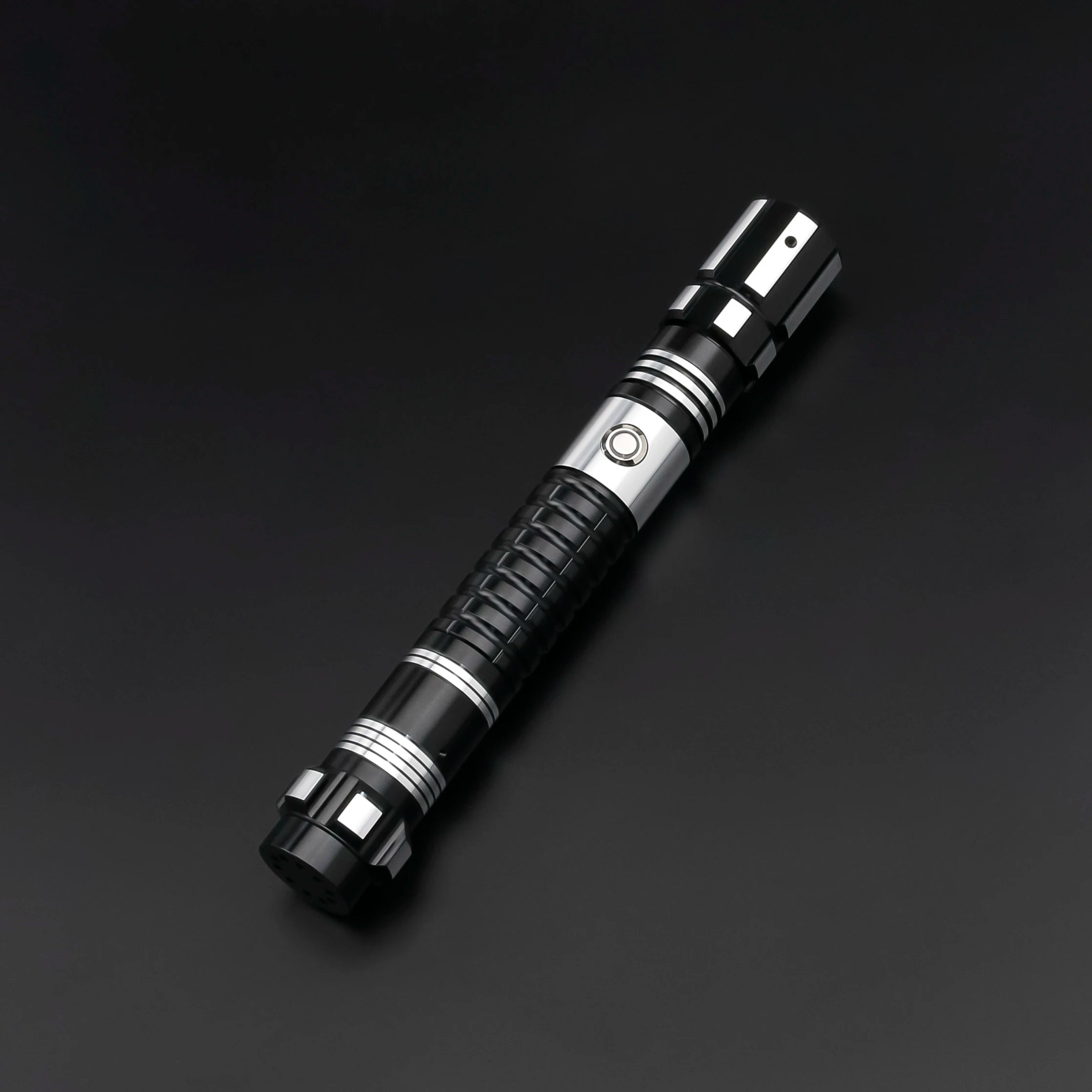 Neopixel Lightsaber Replica | Dark Metal Hilt | Smooth Swing | Heavy Dueling | RGB Flash | 82cm Blade