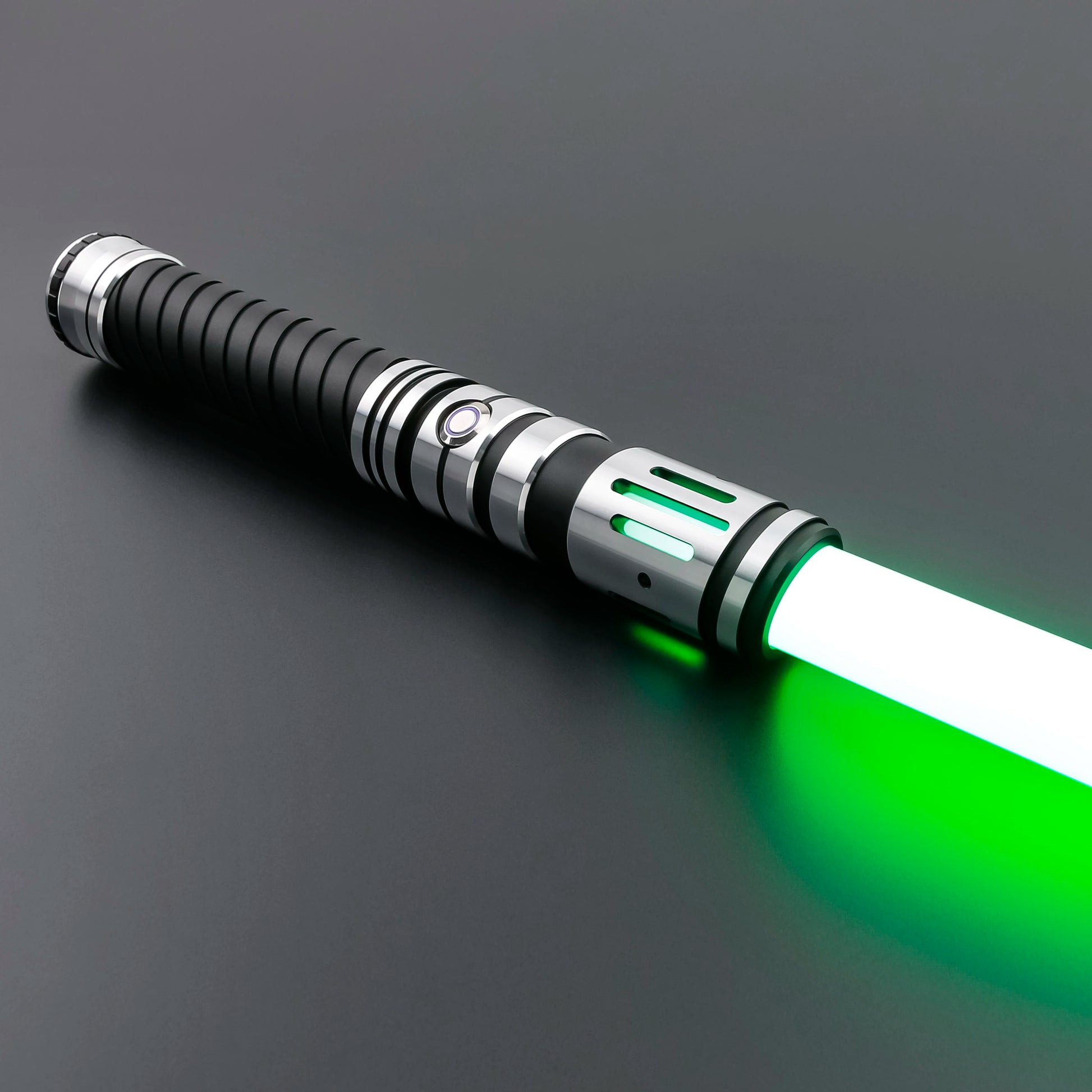RGB Neopixel Lightsaber Replica | Smooth Swing | Metal Hilt | 12 Color Change | 16 Sound Fonts | Flash Effect | Heavy Dueling Saber Toy | Removable PC Blade | For Adults & Kids