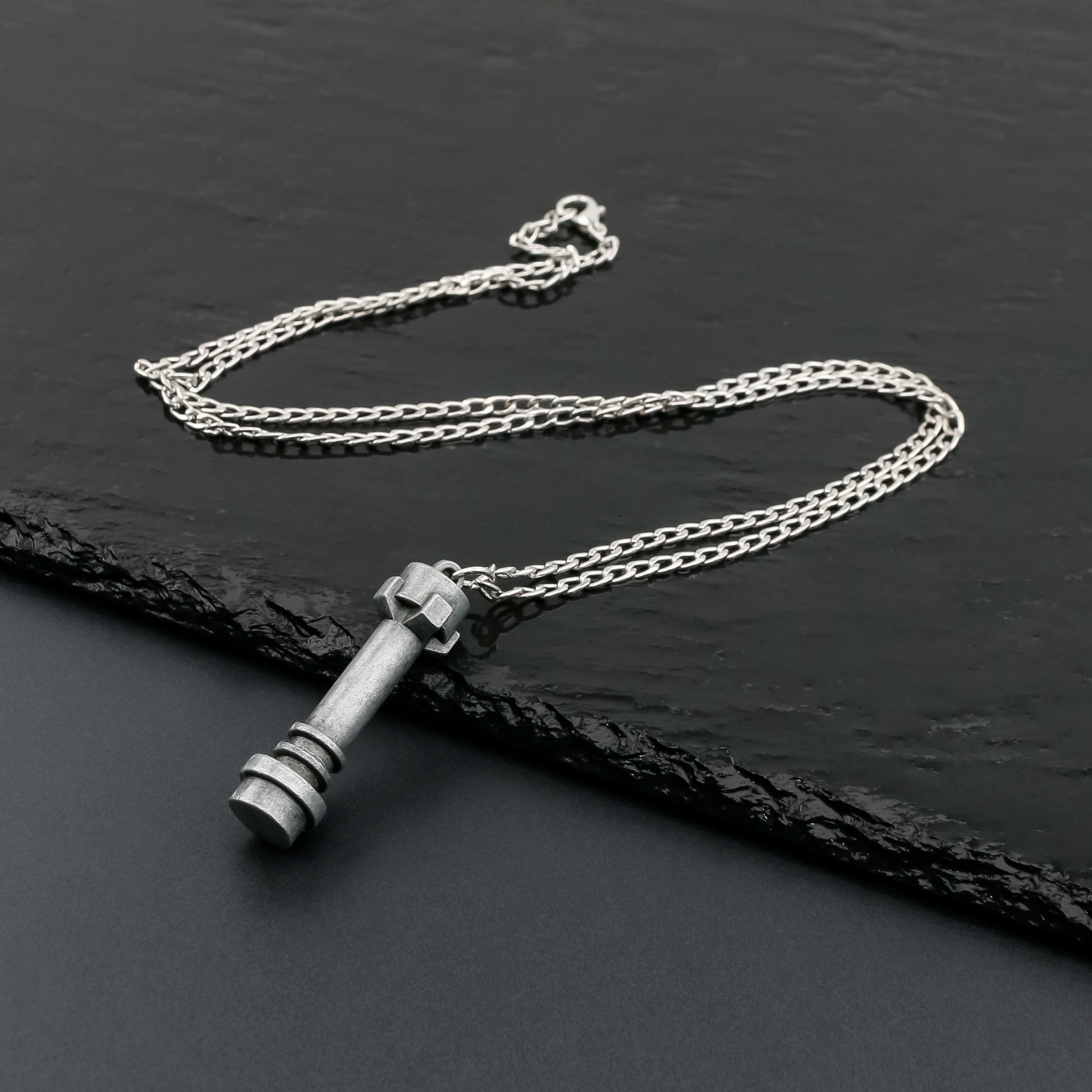 Kenobi | Neopixel Lightsaber Replica Necklace | Metal | Cosplay Accessories | Skywalker Collection