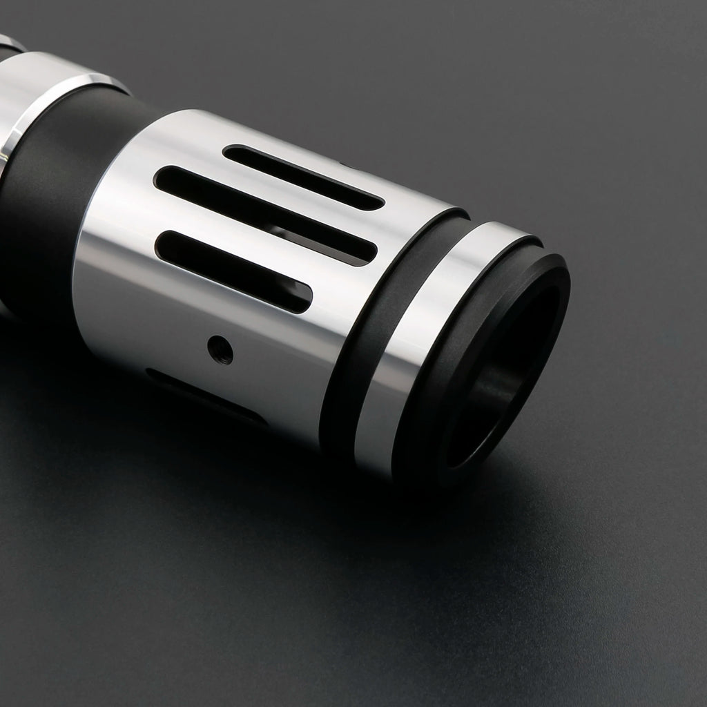 RGB Neopixel Lightsaber Replica | Smooth Swing | Metal Hilt | 12 Color Change | 16 Sound Fonts | Flash Effect | Heavy Dueling Saber Toy | Removable PC Blade | For Adults & Kids