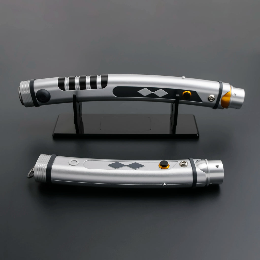 Ahsoka Neopixel Lightsaber Replica | Heavy Dueling Double Saber | Metal Hilt | 12 Colors | Sound Effects