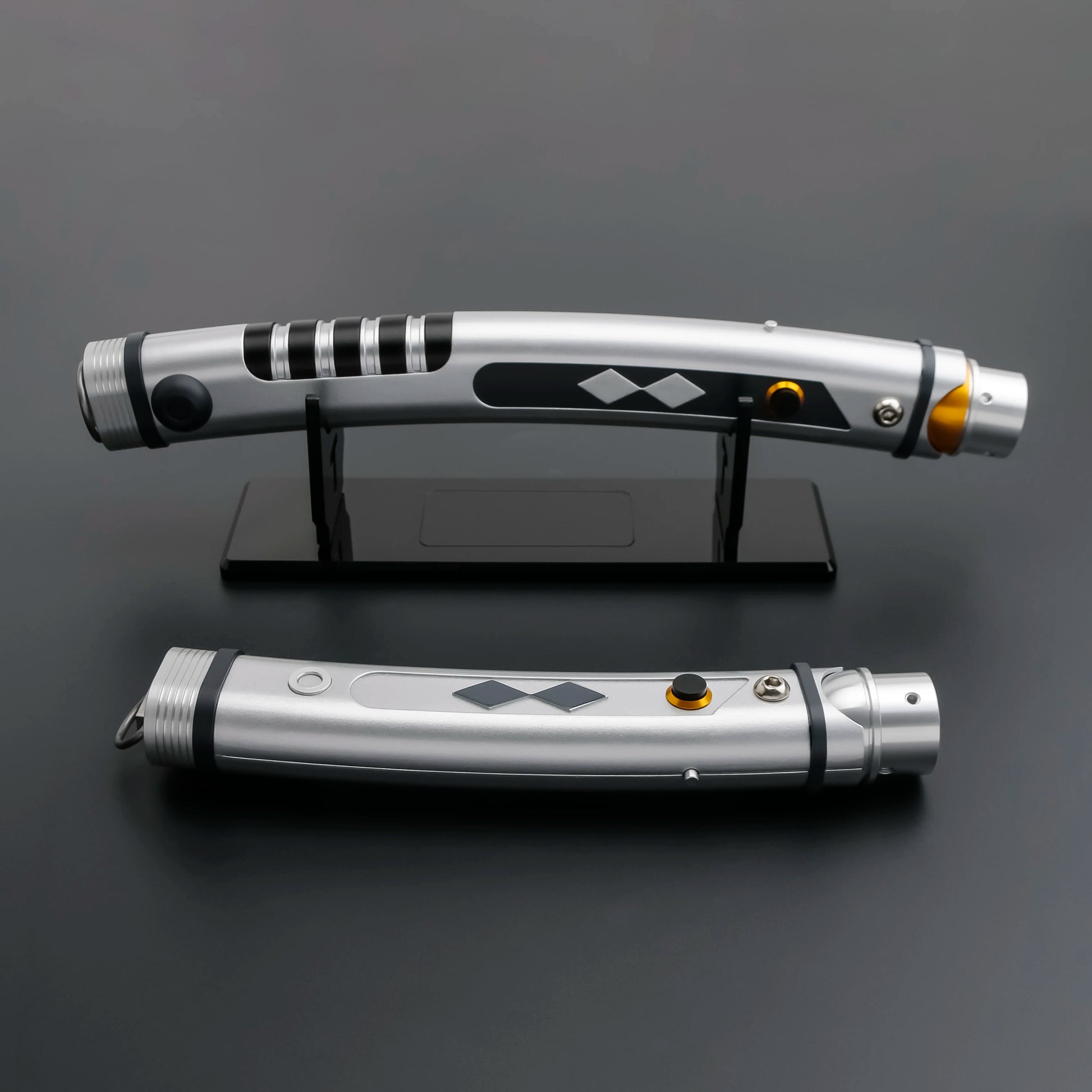 Ahsoka Neopixel Lightsaber Replica | Heavy Dueling Double Saber | Metal Hilt | 12 Colors | Sound Effects