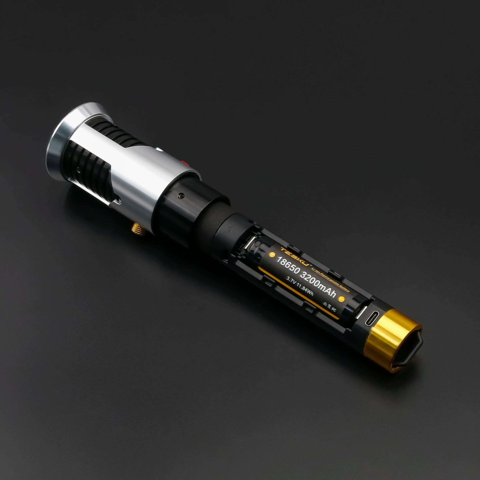 Obi-Wan Kenobi EP1 Neopixel Lightsaber Replica | Battle Weathered Custom Saber | Proffie Sound | Smooth Swing Technology | Programmable RGB Pixel Blade | Collectible Toy | Aluminum Handle