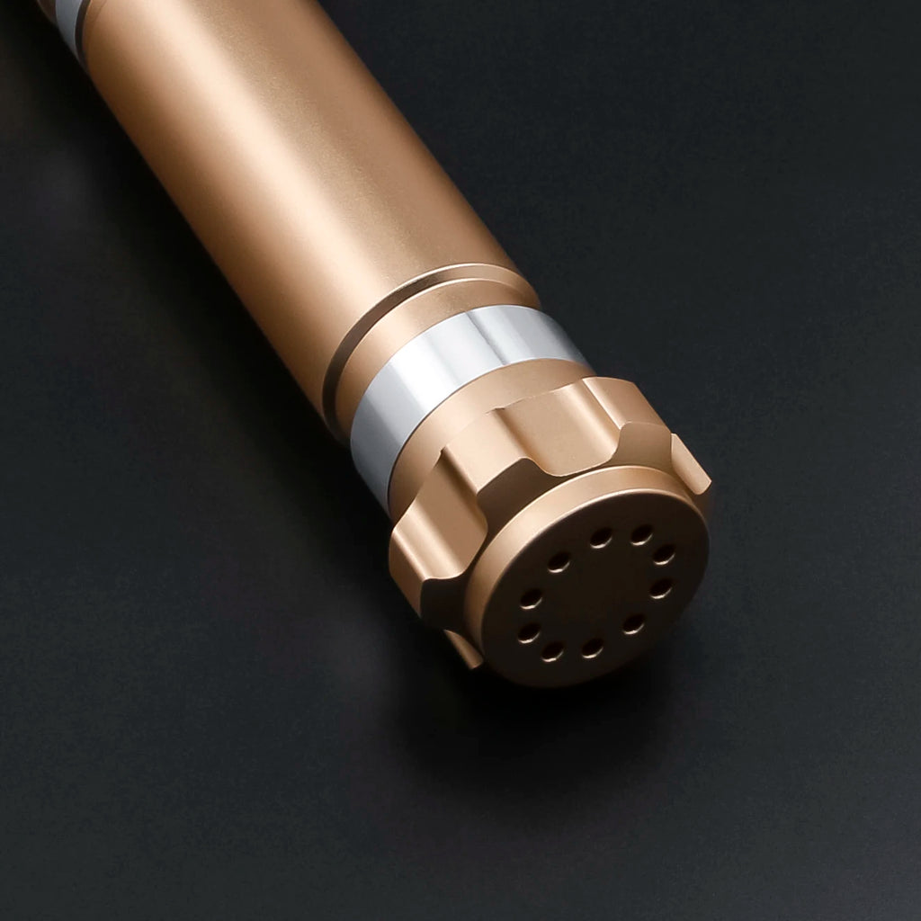 Metal Handle Neopixel Lightsaber Replica | 16 Soundfont | 12 Colors | Heavy Dueling Toy | RGB Laser Swords | Blaster FOC | Collectible | Ages 6+