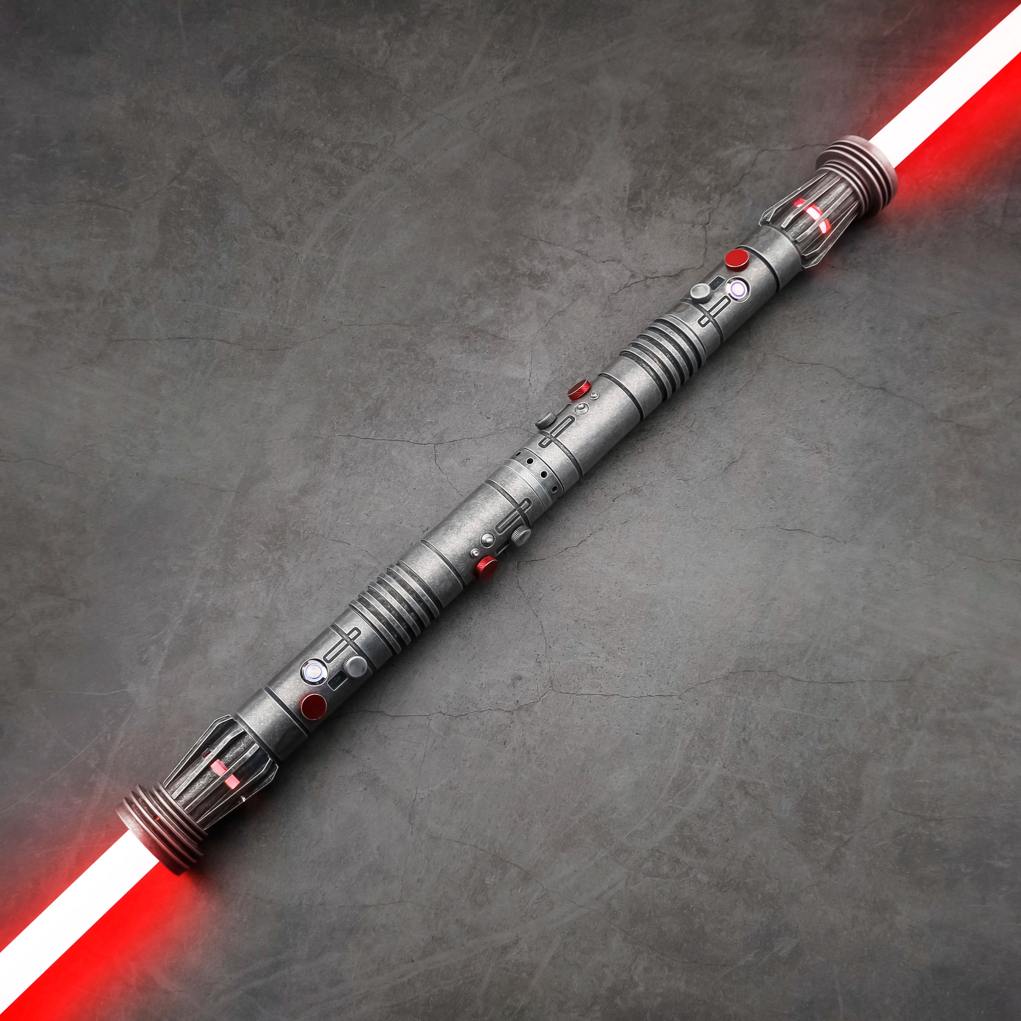 Darth Maul Neopixel Lightsaber Replica | Heavy Dueling | Bluetooth Control | Color Changing Blade | Cosplay Laser Sword Toy | Custom Saber Sound