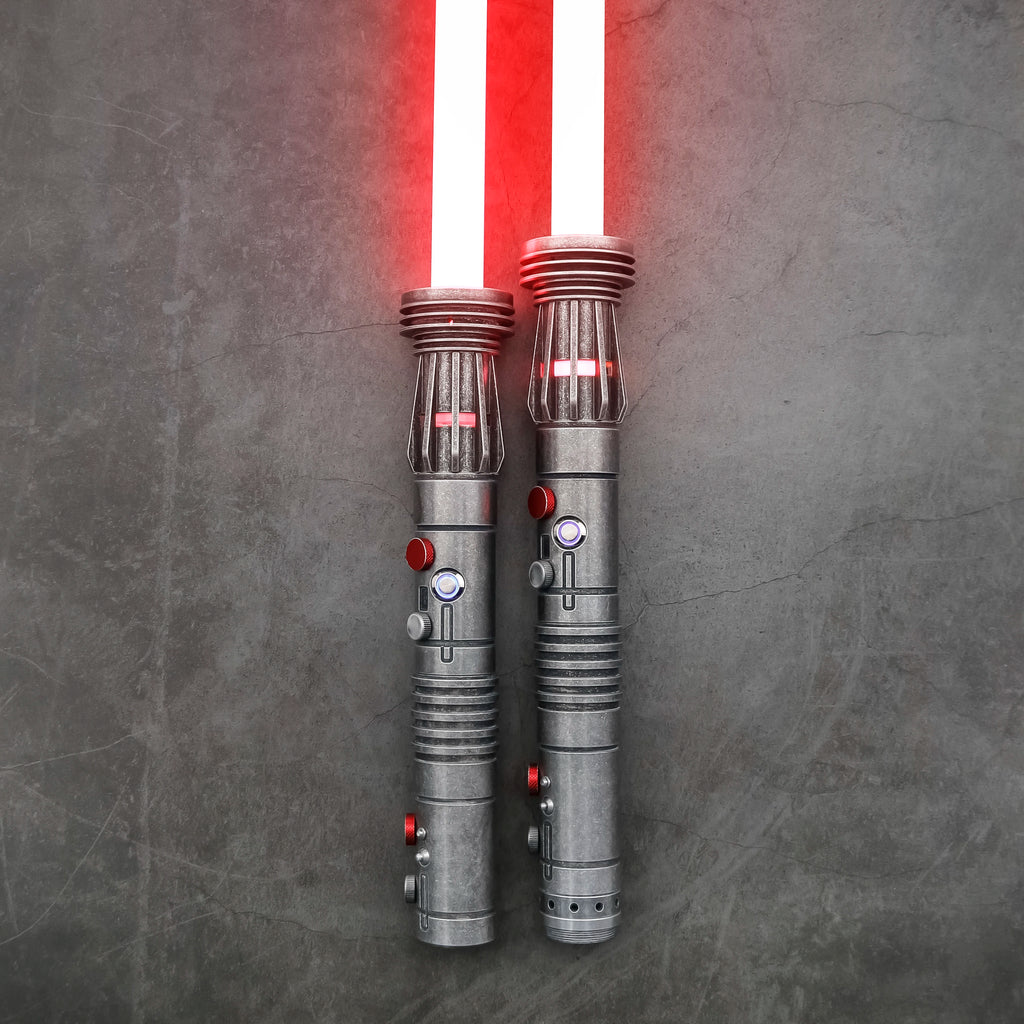 Darth Maul Neopixel Lightsaber Replica | Heavy Dueling | Bluetooth Control | Color Changing Blade | Cosplay Laser Sword Toy | Custom Saber Sound