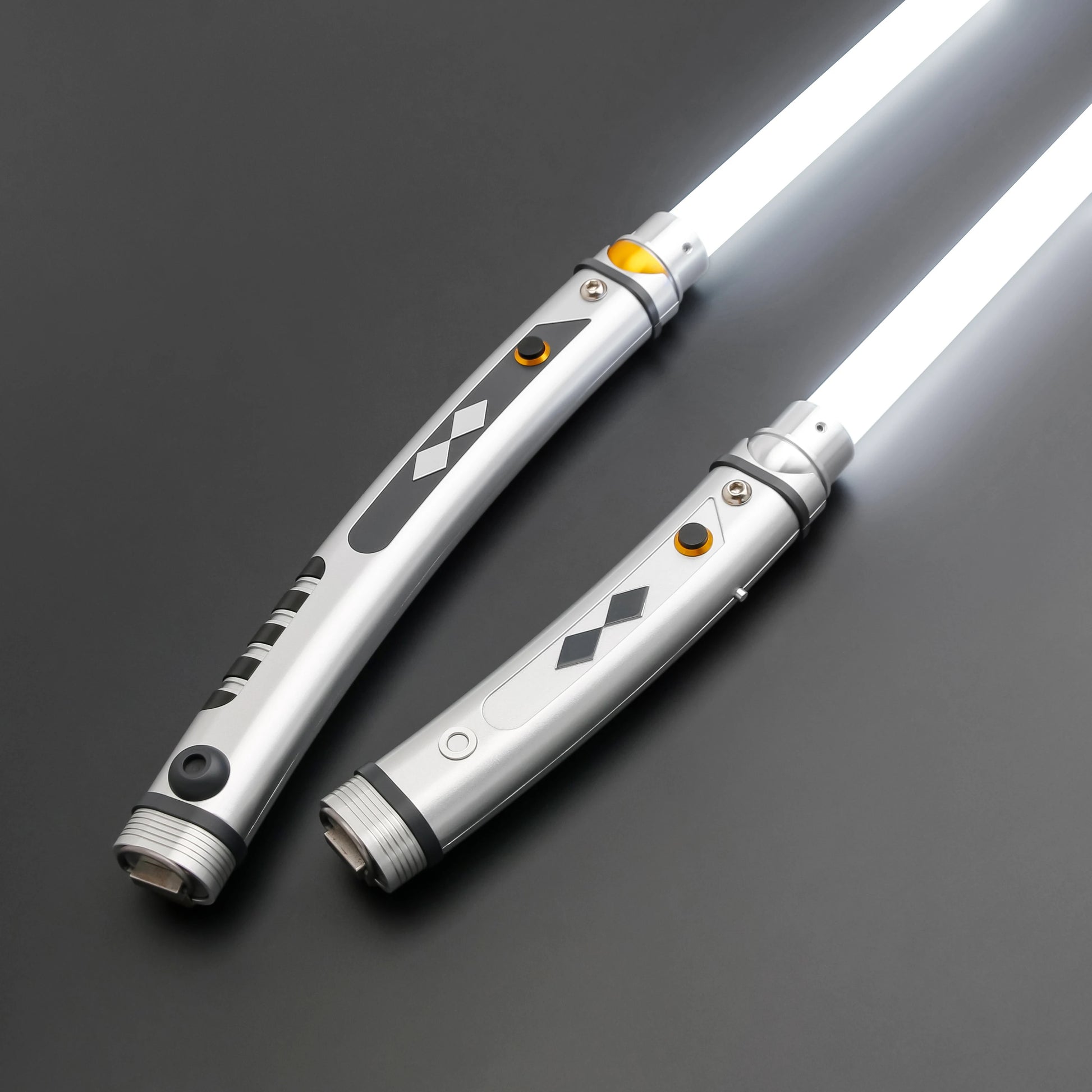 Ahsoka Neopixel Lightsaber Replica | Heavy Dueling Double Saber | Metal Hilt | 12 Colors | Sound Effects