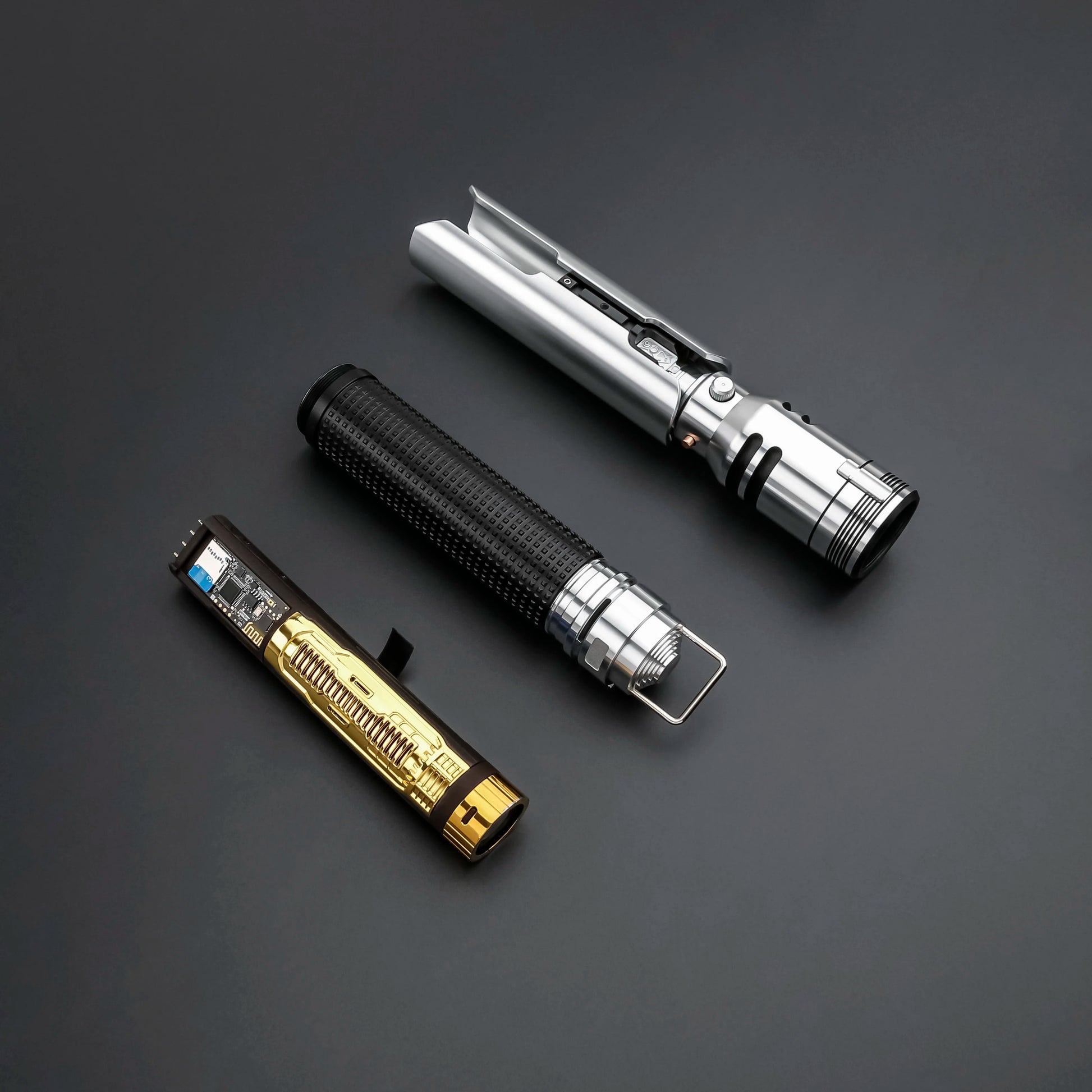 Cal Kestis Neopixel Lightsaber Replica | Customizable Colors | Heavy Dueling | Gesture Ignition | Metal Hilt | Lightsaber Toy with Sound