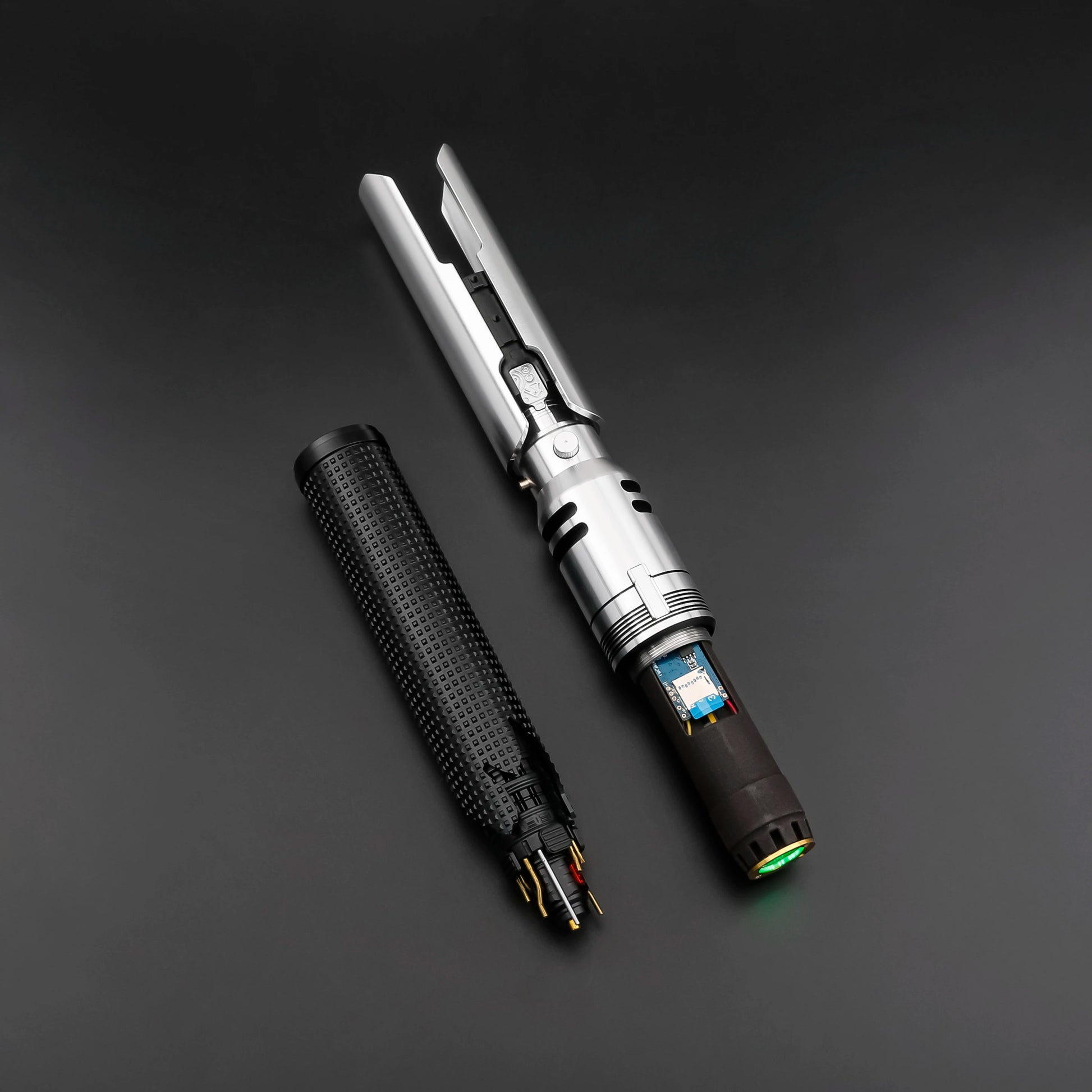 Cal Kestis Neopixel Lightsaber Replica | Smooth Swing | Proffie Soundboard 2.2 | Custom Dueling Saber Toy | RGB Pixel Blade | Flashing Effects | 18650 Battery | Aluminum Handle