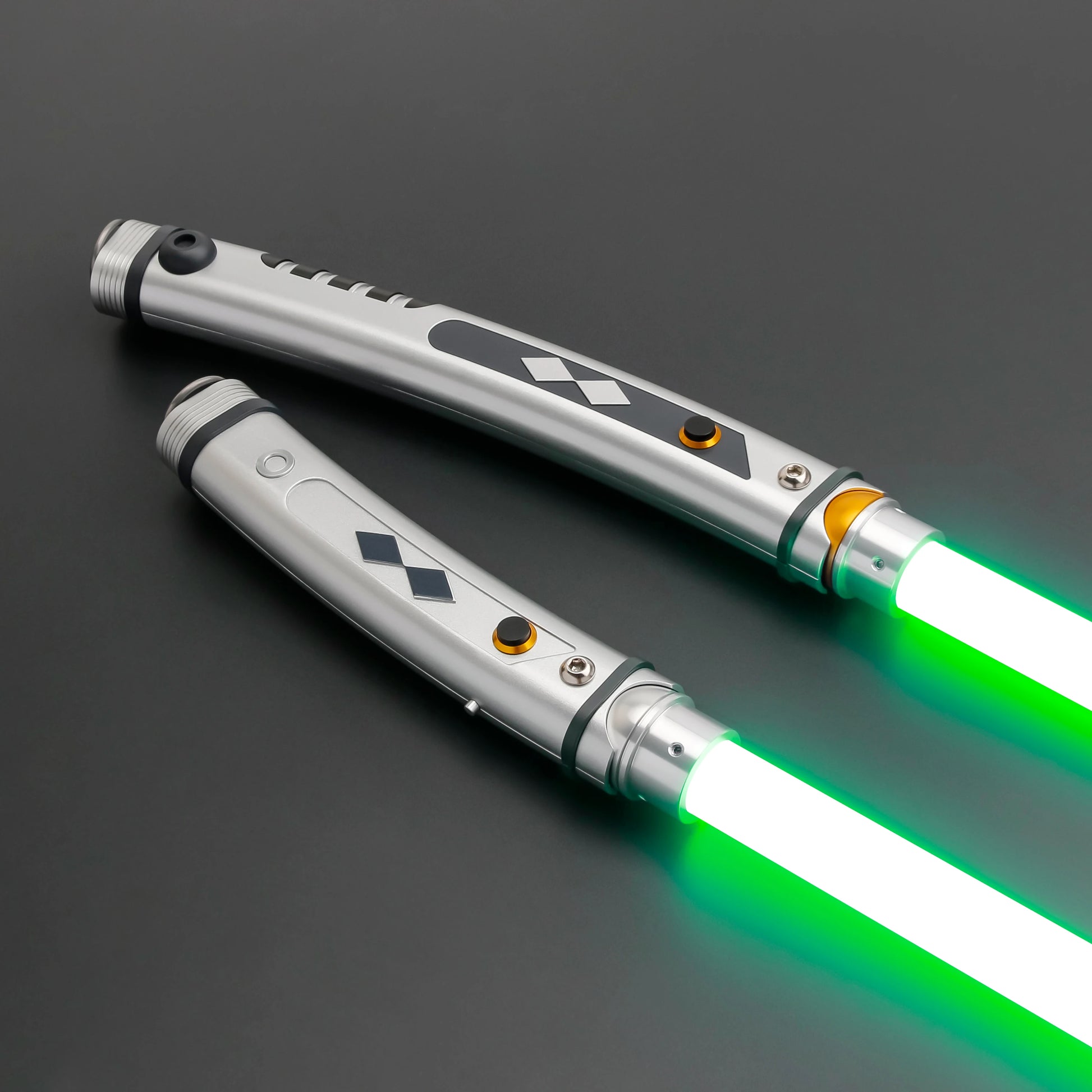Ahsoka Neopixel Lightsaber Replica | Heavy Dueling Double Saber | Metal Hilt | 12 Colors | Sound Effects