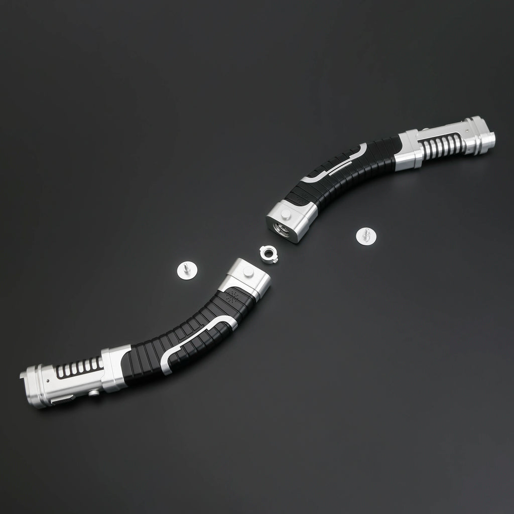 Asajj Ventress Neopixel Lightsaber Replica | Proffie 2.2 | Metal Hilt | 7/8 inch Blade | Flashing Light | Custom Saber Collection | Lightsaber Colors
