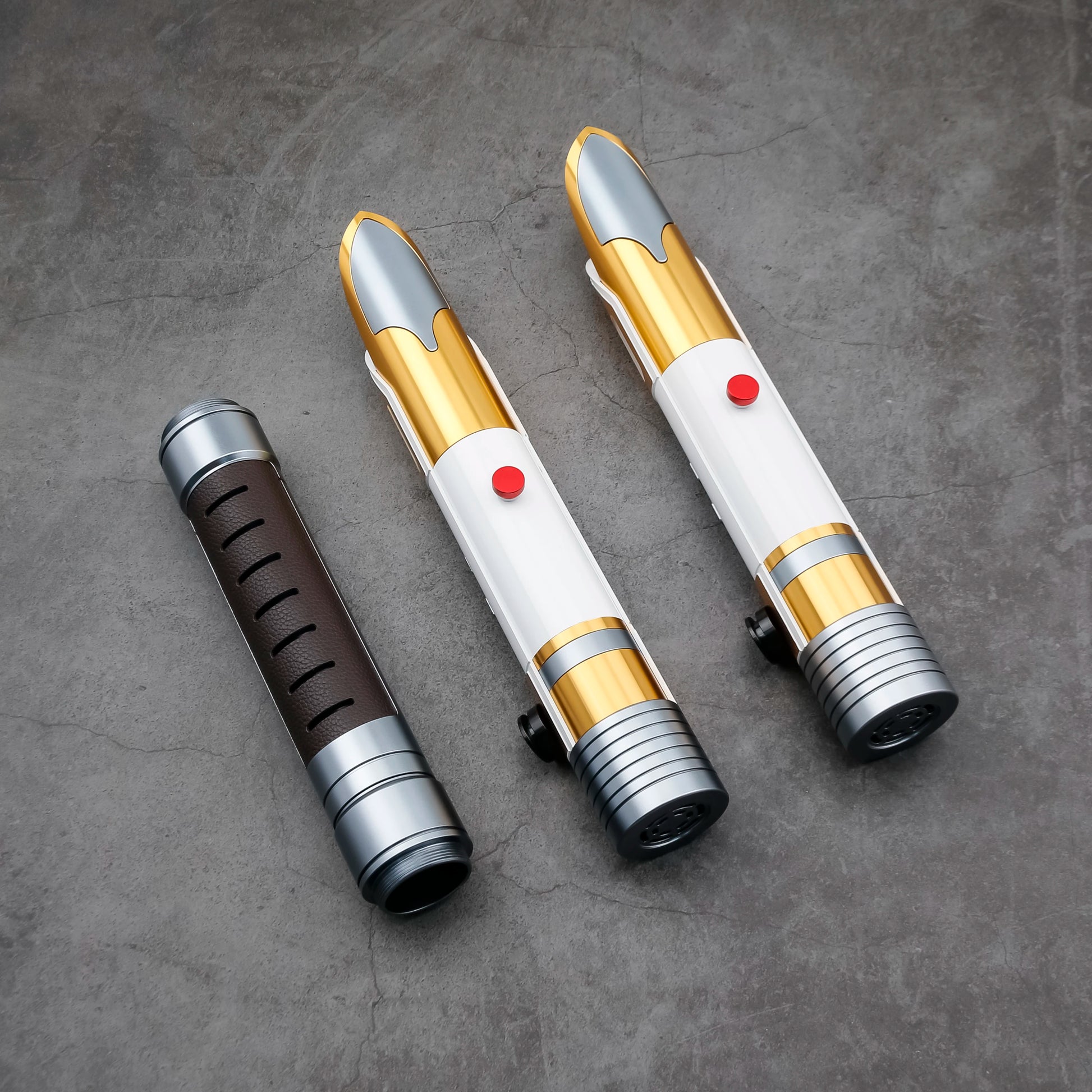 2PCS Double Blade Temple Guard Neopixel Lightsaber Replica | Bluetooth Control | Metal Hilt | Custom Lightsaber Colors | Lightsaber Sound