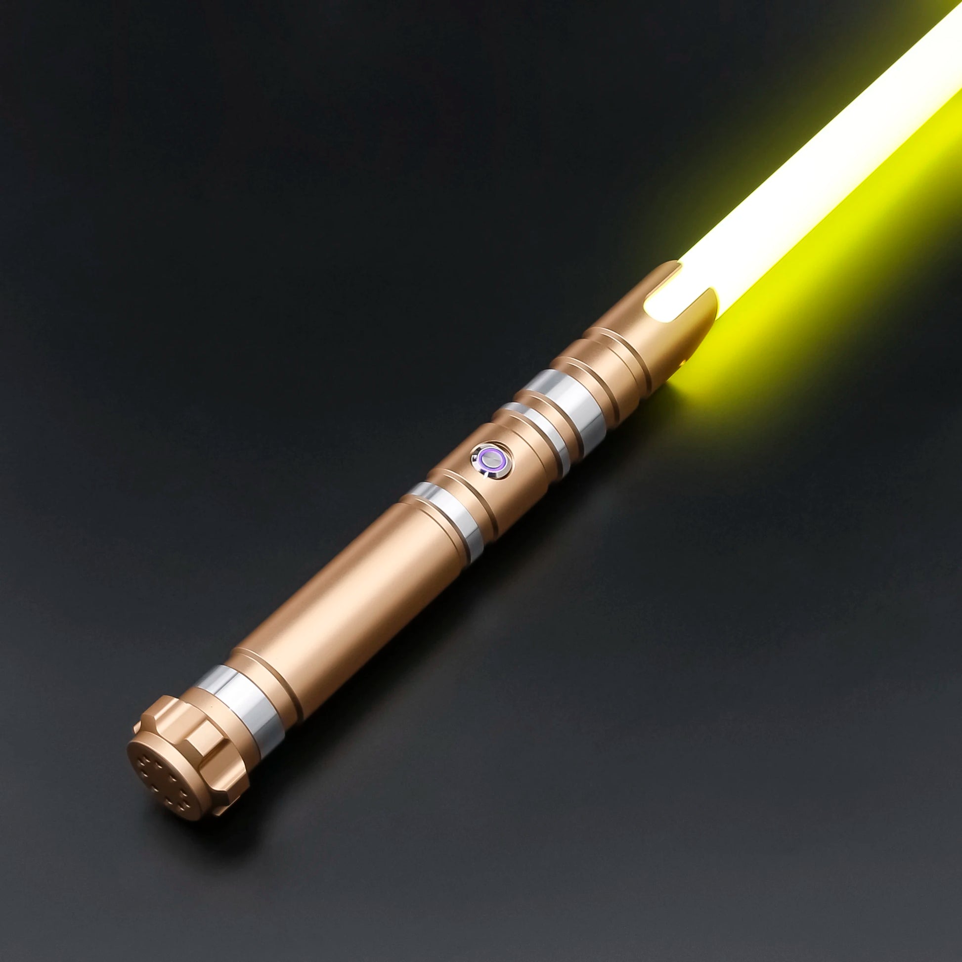 RGB Neopixel Lightsaber Replica | Metal Handle | Heavy Dueling | 16 Soundfonts | 12 Light Colors | Kids Toy | Blaster FOC | 82cm Blade