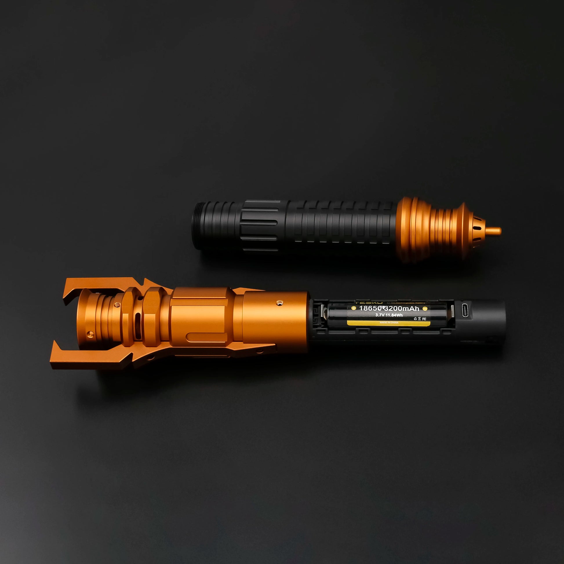 Taron Neopixel Lightsaber Replica | Proffie 2.2 Core | Metal Hilt | Gesture Ignition | App Control | Heavy Dueling Sword | LED Colors | Customizable Sound Effects | Toy Collectible