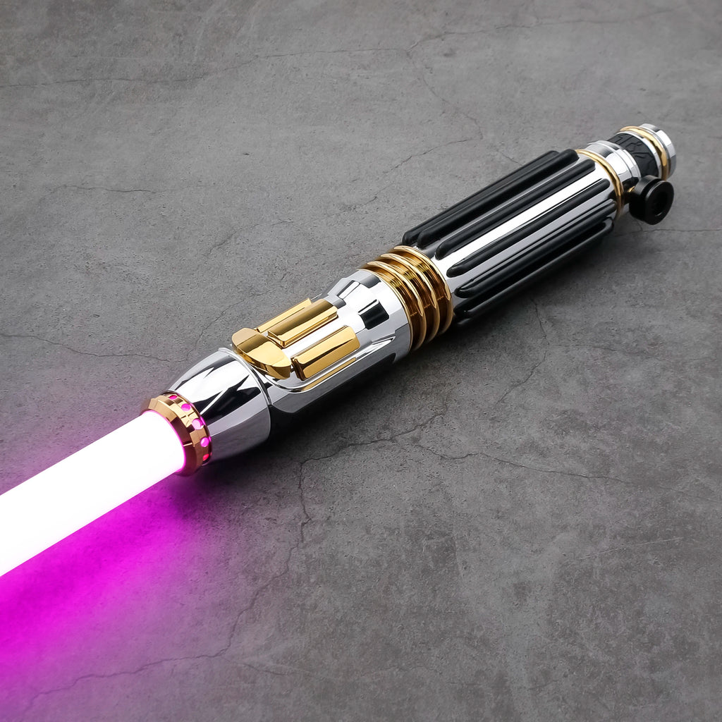 Mace Windu Custom Neopixel Lightsaber Replica | Infinite Colors | Metal Hilt | Lightsaber Sound | Flashing Features | Collectible Gift