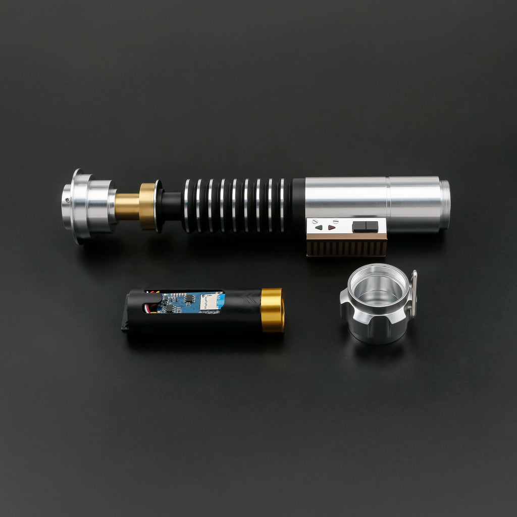Luke Skywalker Neopixel Lightsaber Replica | Heavy Dueling Saber | Smooth Swing | Color Changing | Ghost Effects | Lightsaber Sound | Metal Hilt
