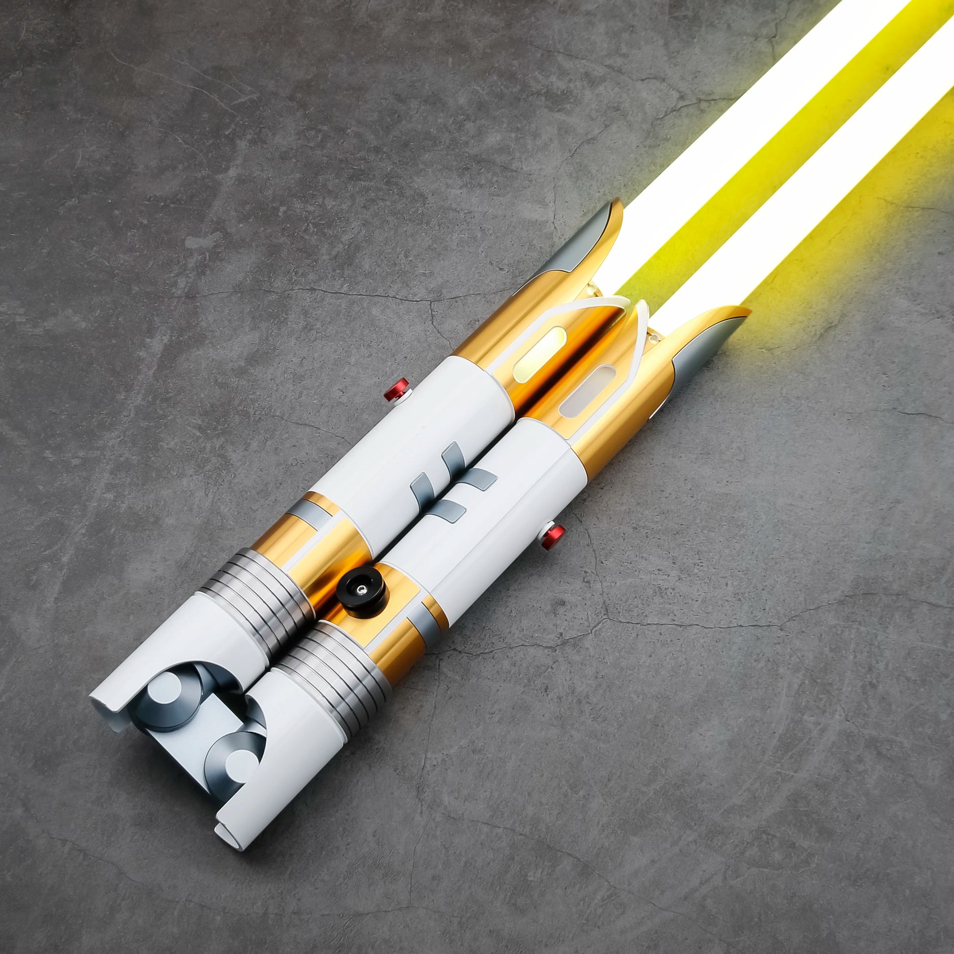 2PCS Double Blade Temple Guard Neopixel Lightsaber Replica | Bluetooth Control | Metal Hilt | Custom Lightsaber Colors | Lightsaber Sound