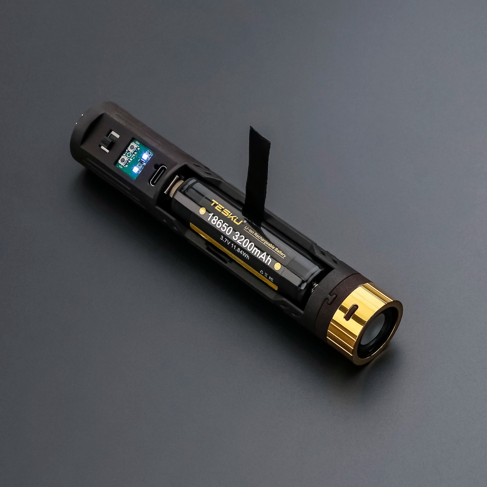 Cal Kestis Neopixel Lightsaber Replica | Customizable Colors | Heavy Dueling | Gesture Ignition | Metal Hilt | Lightsaber Toy with Sound