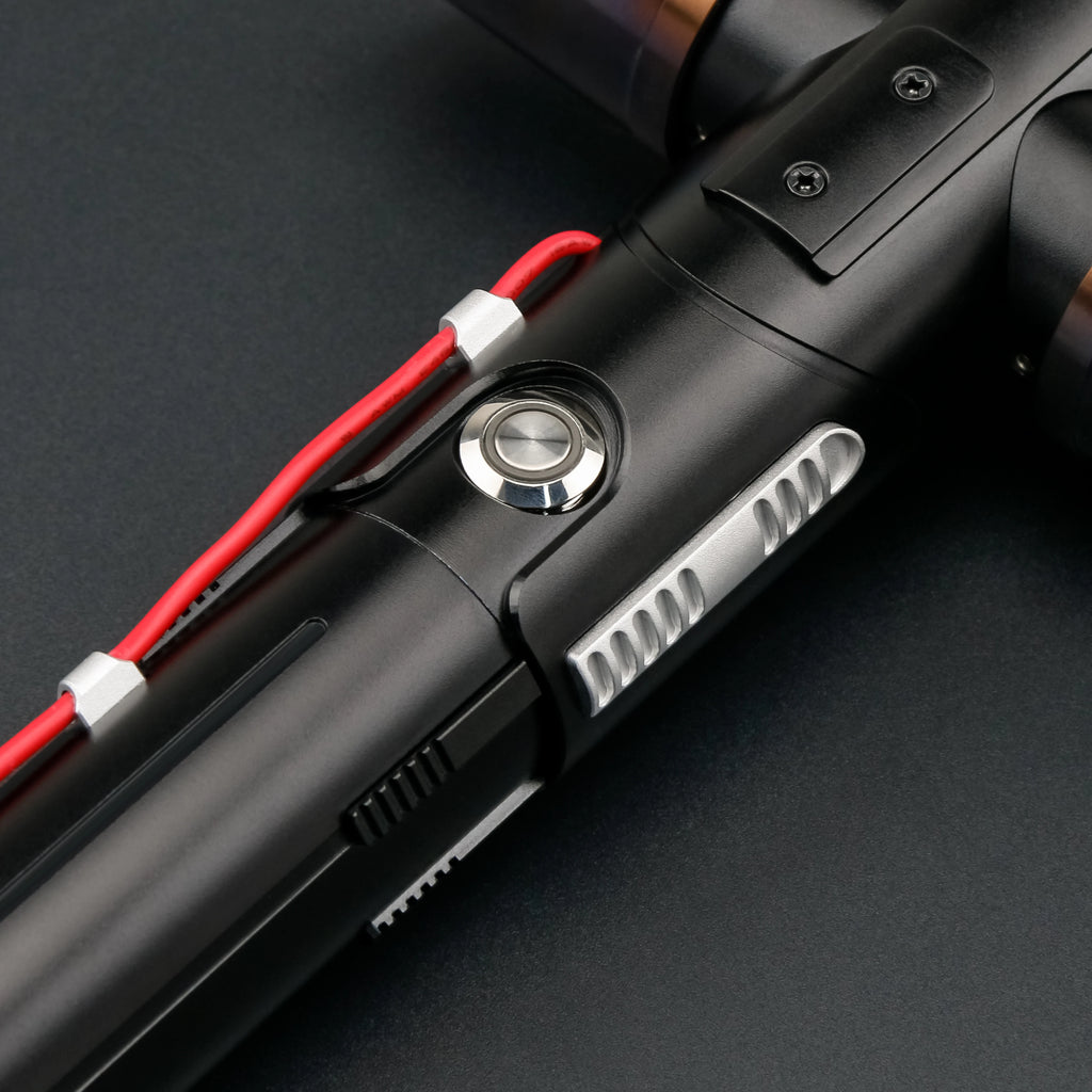 Kylo Ren SE Neopixel Lightsaber Replica | Crossguard Design | 2 Side Blades | Heavy Dueling | Metal Hilt | Laser Sword | Lightsaber Sound Effects | Custom Lightsaber | Lightsaber Toy