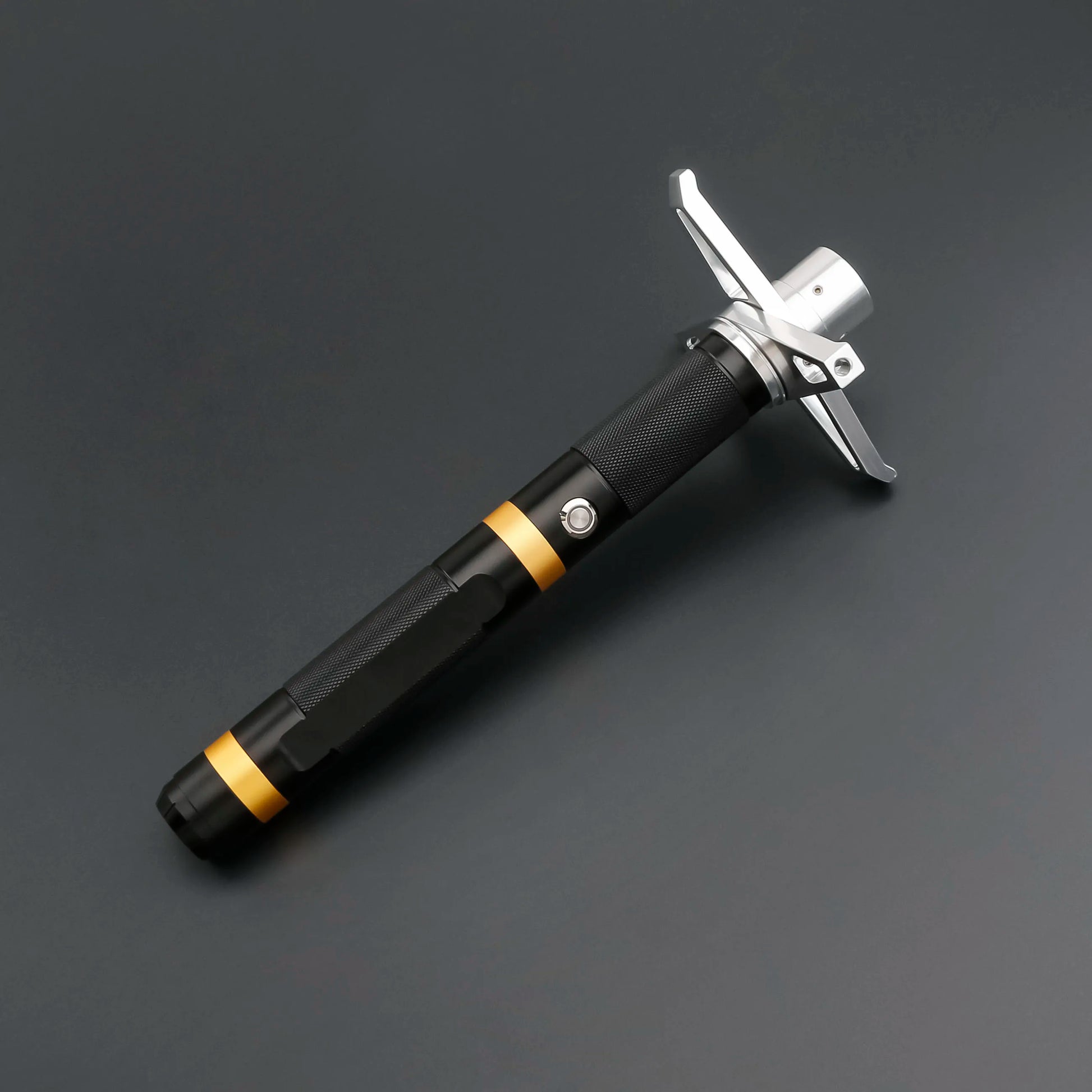 Custom Warrior Design Neopixel Lightsaber Replica | Metal Hilt LED Blade | APP Gesture Ignition