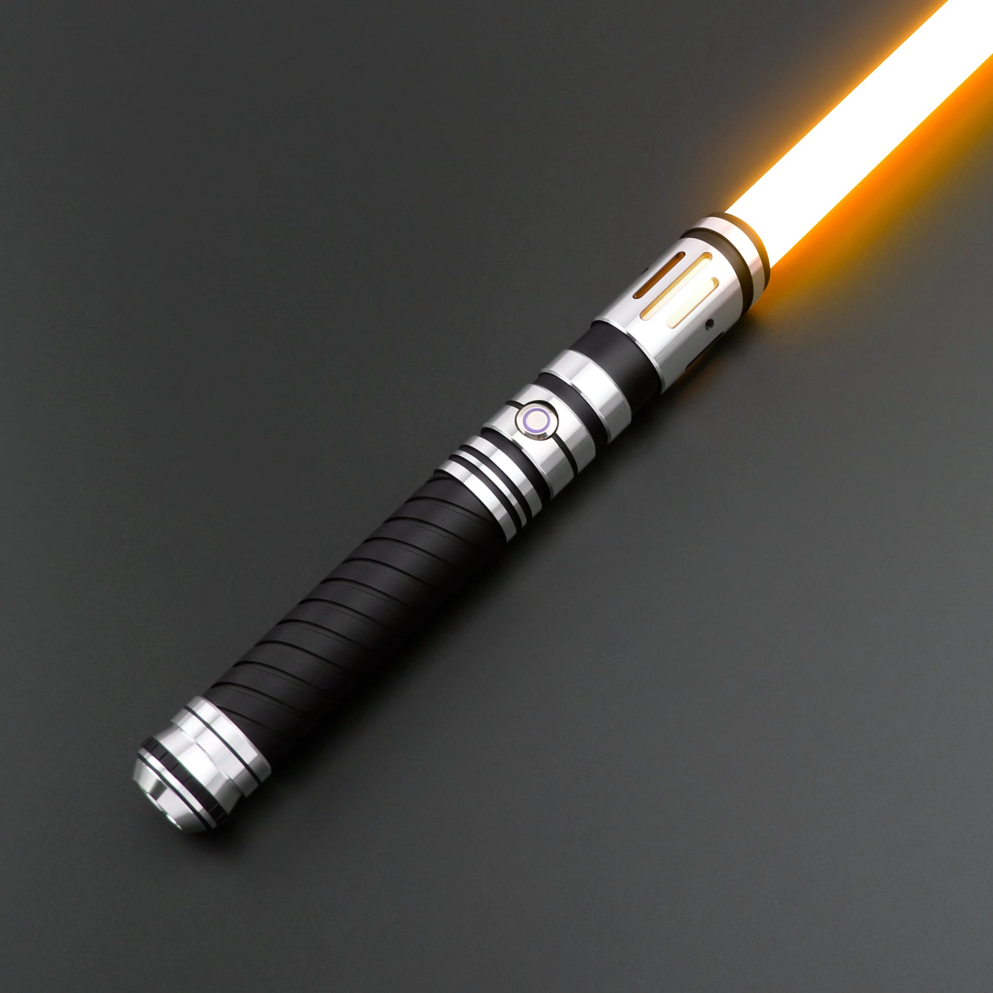 RGB Neopixel Lightsaber Replica | Smooth Swing | Metal Hilt | 12 Color Change | 16 Sound Fonts | Flash Effect | Heavy Dueling Saber Toy | Removable PC Blade | For Adults & Kids