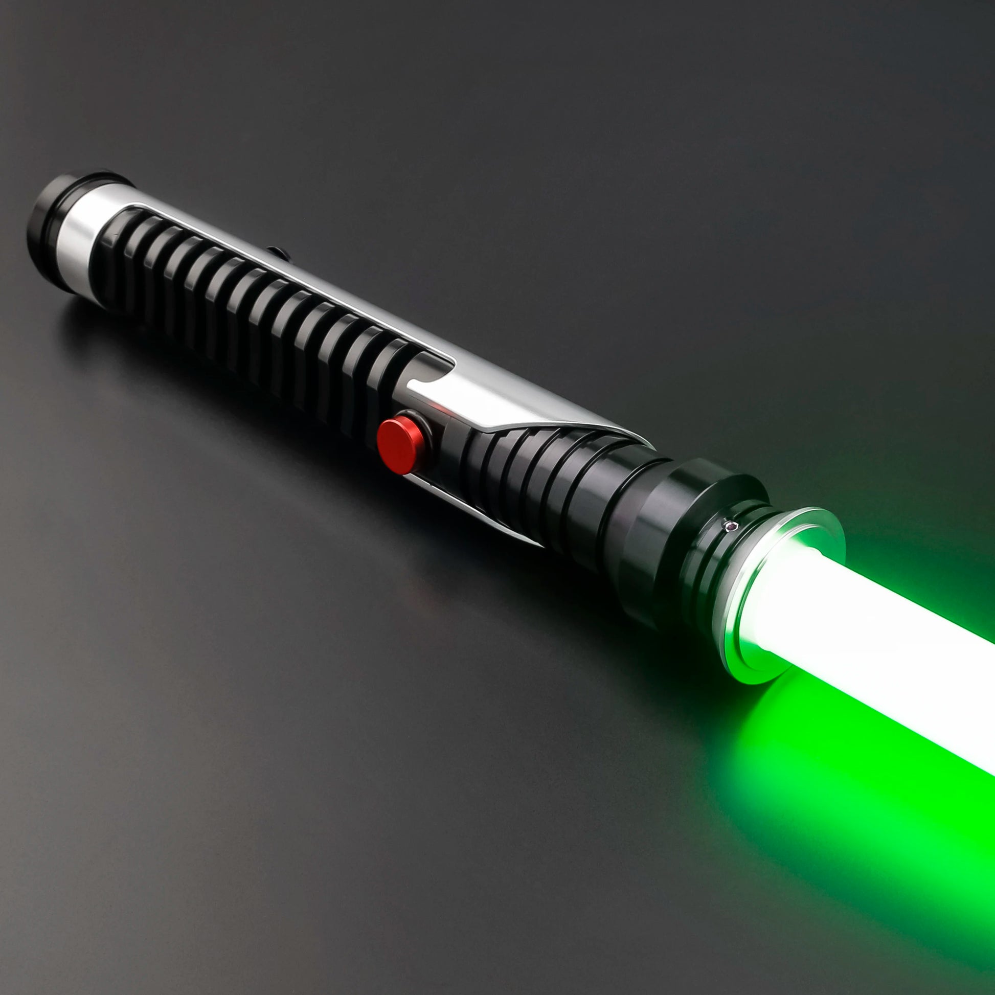 Qui-Gon Jinn Neopixel Lightsaber Replica | Metal Hilt | Customizable Colors | Bluetooth Light FX | Epic Saber Sounds