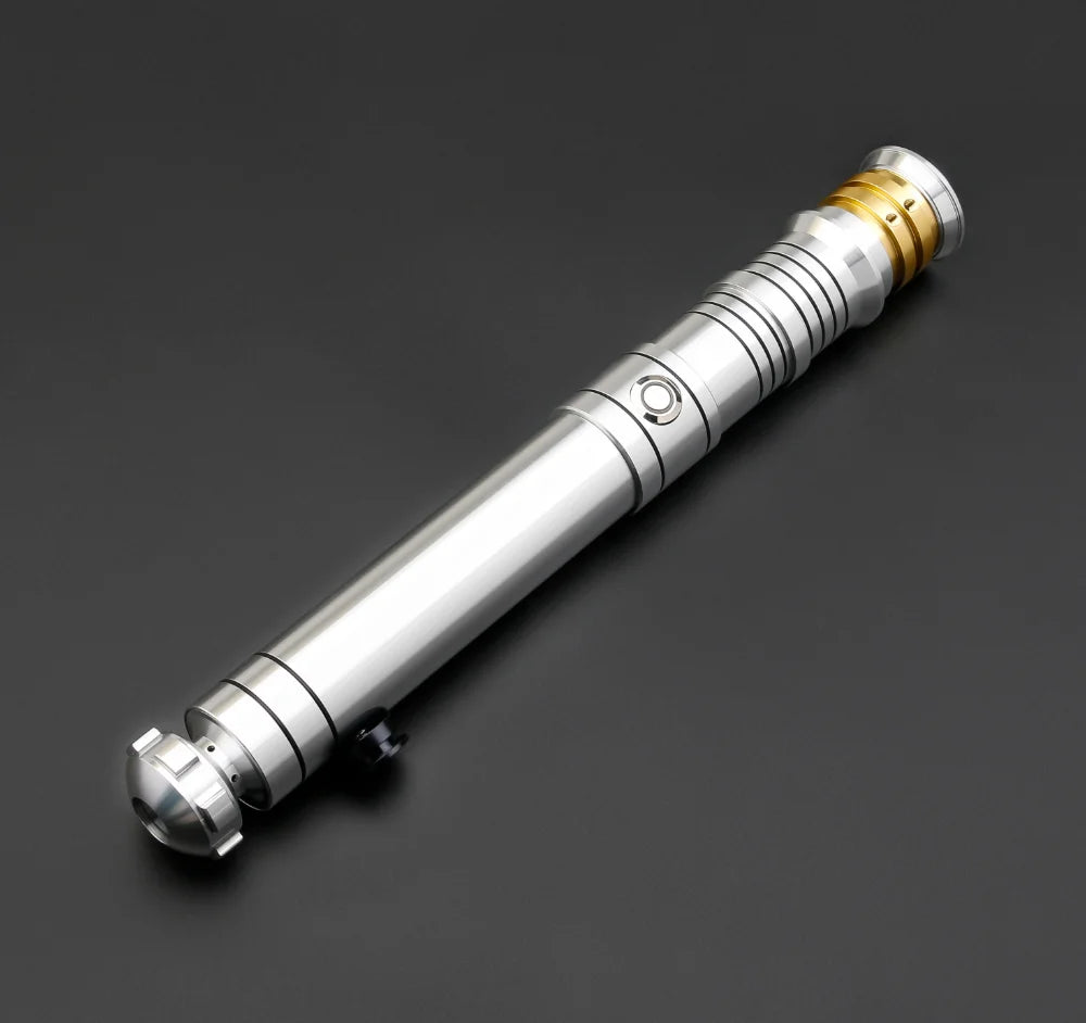 Metal Hilt Neopixel Lightsaber Replica | Smooth Swing | 12 Color Changing | Heavy Dueling | 16 Sound Fonts | Bluetooth Enabled | Cosplay Toy | RGB LED Blade
