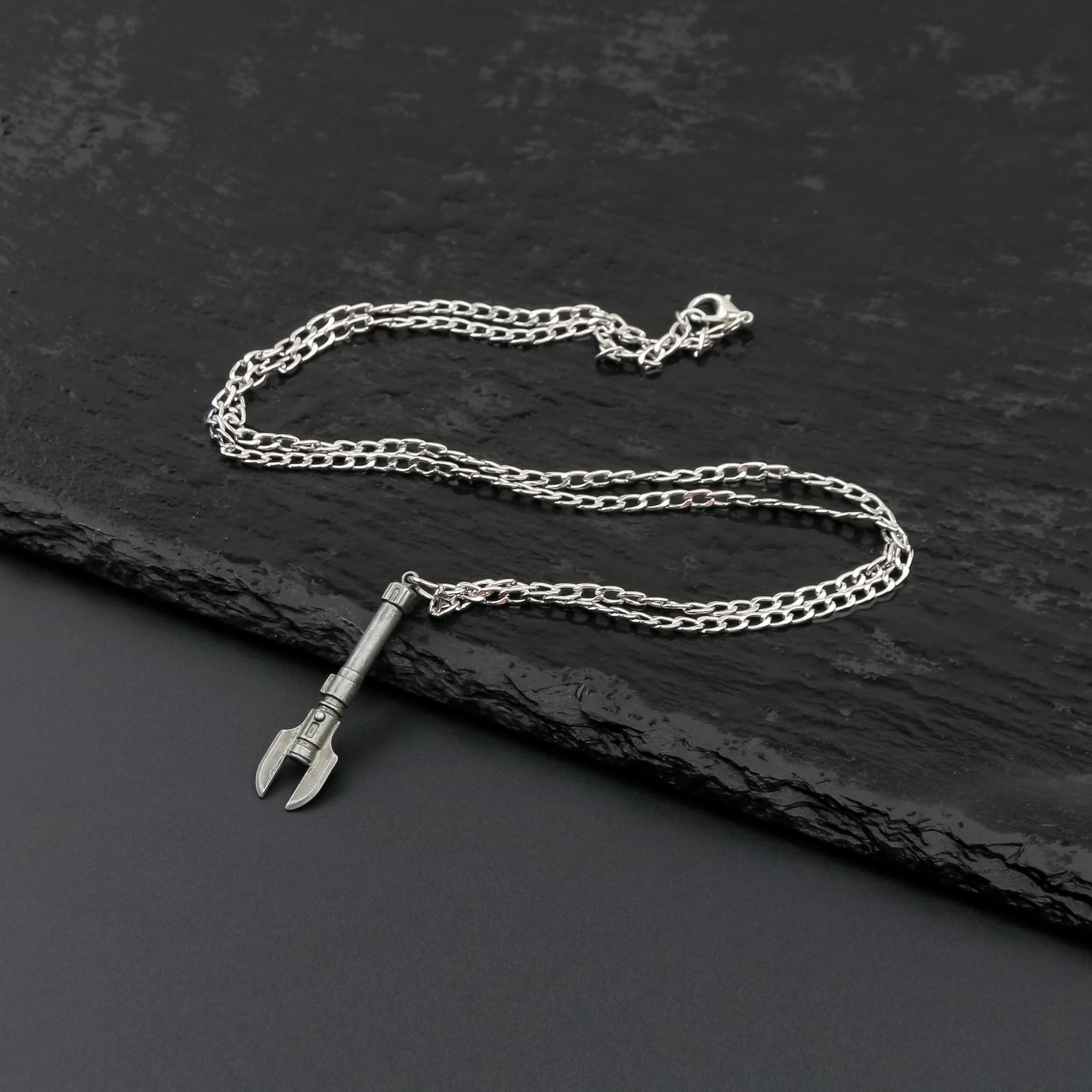 Kenobi Neopixel Lightsaber Replica Necklace | Custom Saber Jewelry | Metal Miniature Accessories