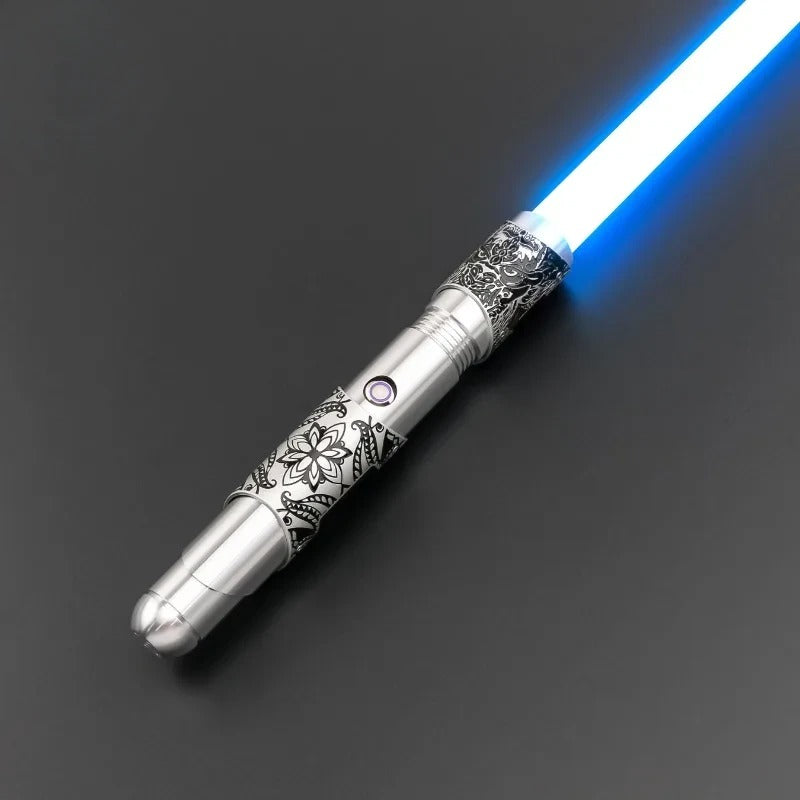 Bullet Heavy Dueling Neopixel Lightsaber Replica | Custom Smooth Swing Laser Sword | Metal Hilt & Bluetooth Control | Gesture Ignition | Multicolor Neopixel Saber | Durable Design for Lightsaber Duel